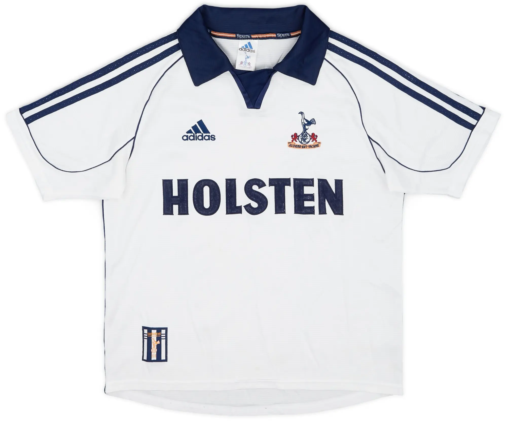 adidas 1999-01 Tottenham Home Shirt - 8/10 - (Y)