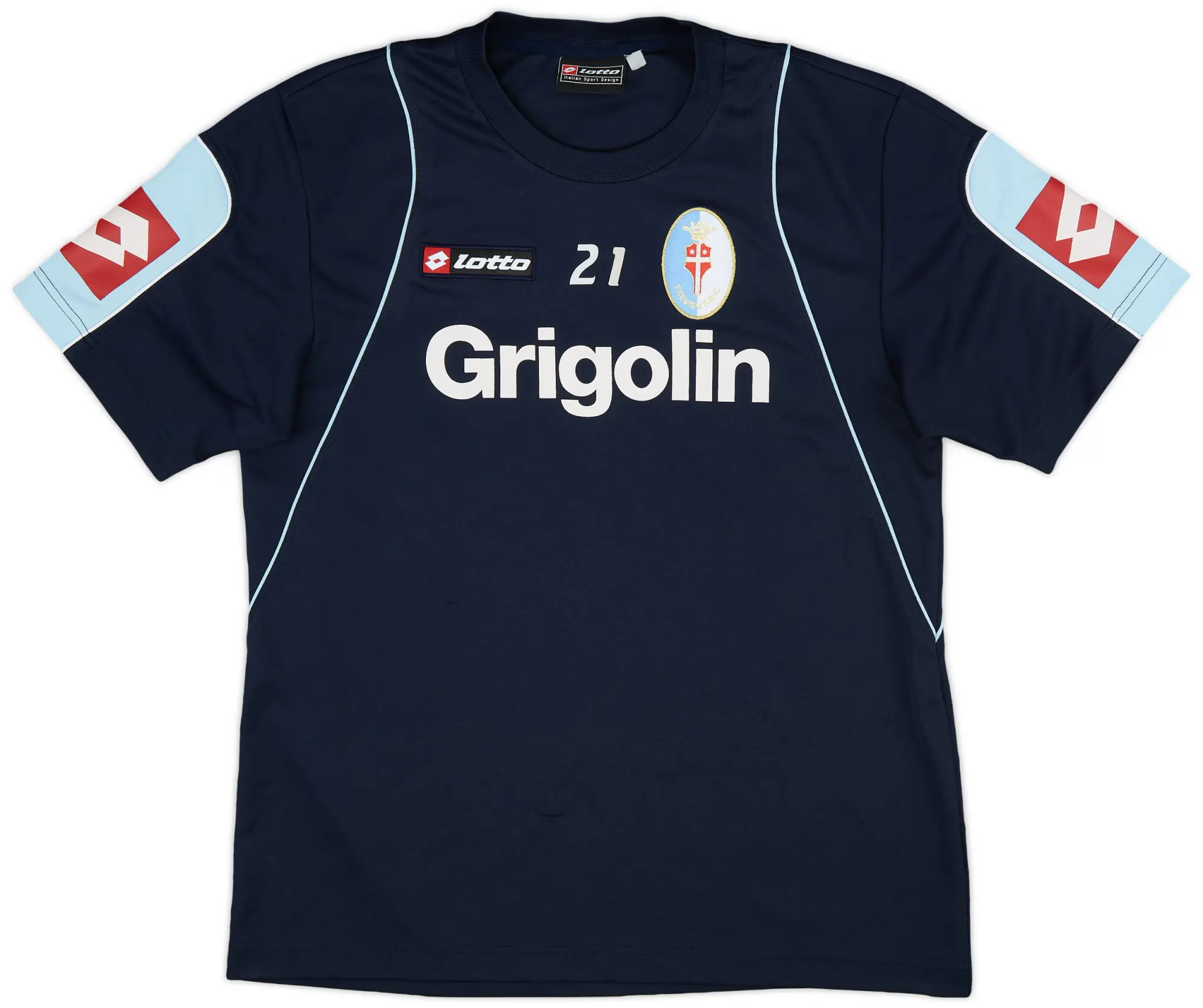 2007-08 Treviso Lotto Player Issue Training Shirt #21 - 9/10 - (M)