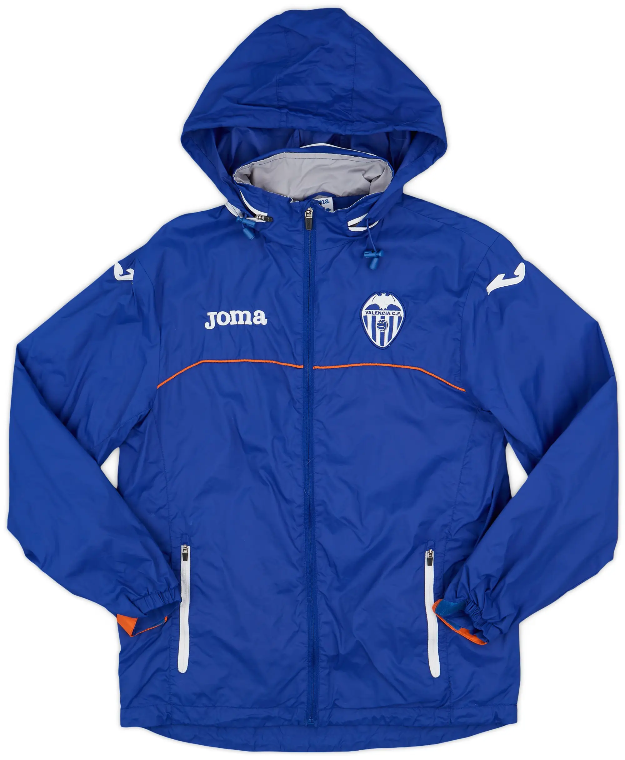 2013-14 Valencia Joma Hooded Rain Jacket - 8/10 - (S)
