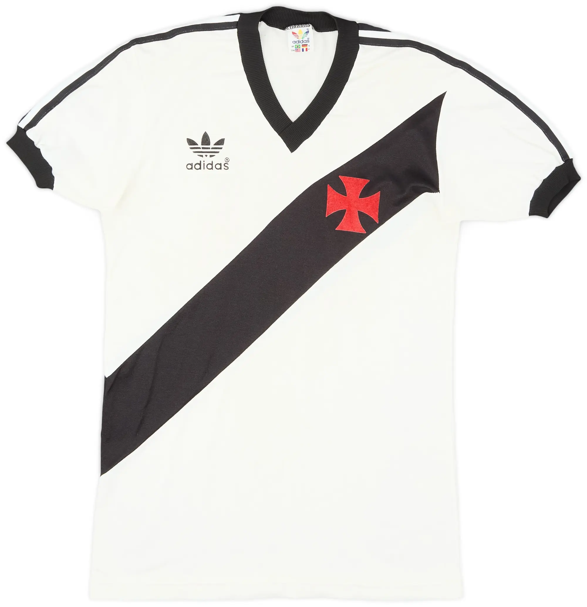 adidas 1982-83 Vasco Da Gama Signed Away Shirt - 8/10 - (M)