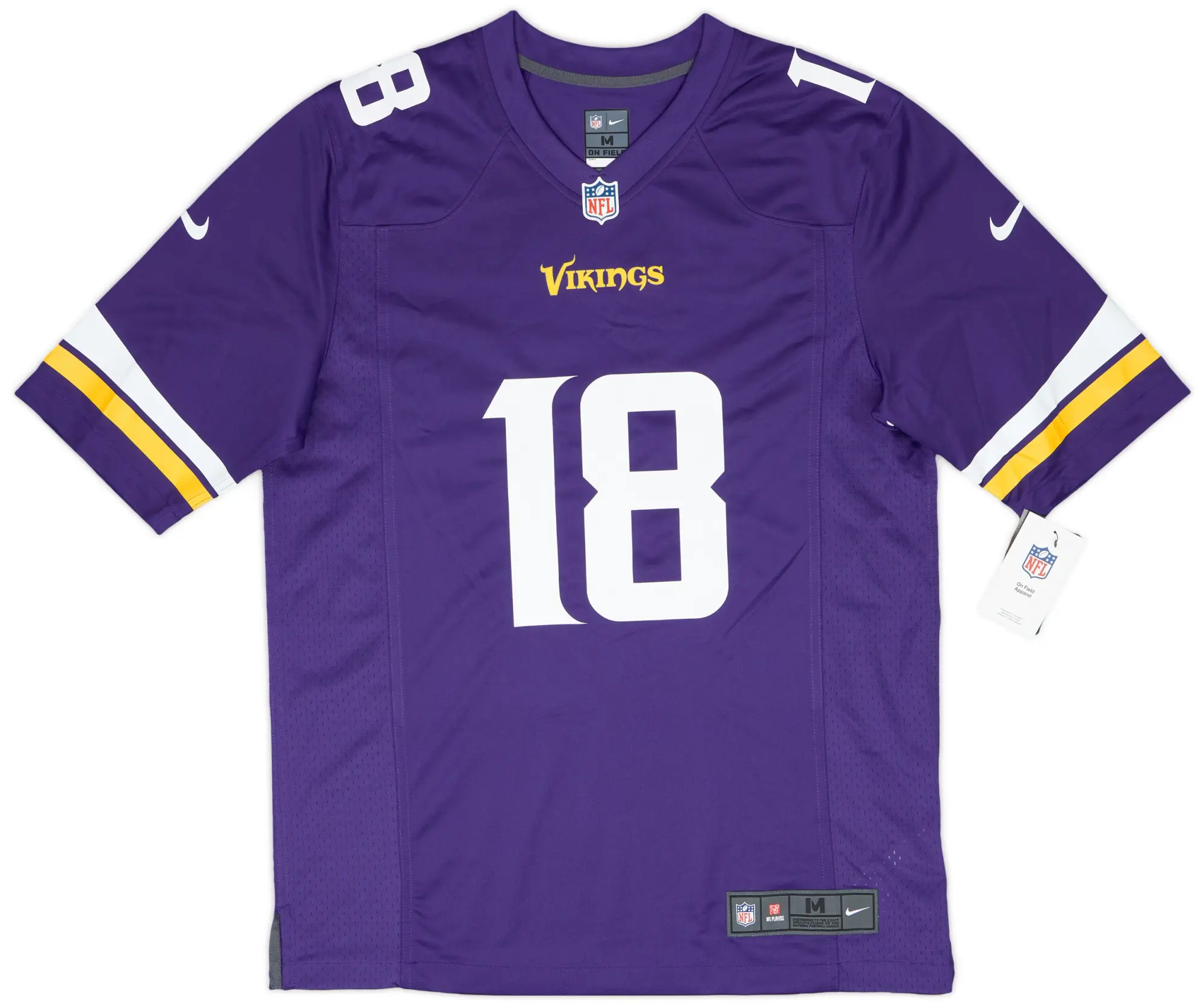 2020-24 Minnesota Vikings Jefferson #18 Nike Game Home Jersey (M)