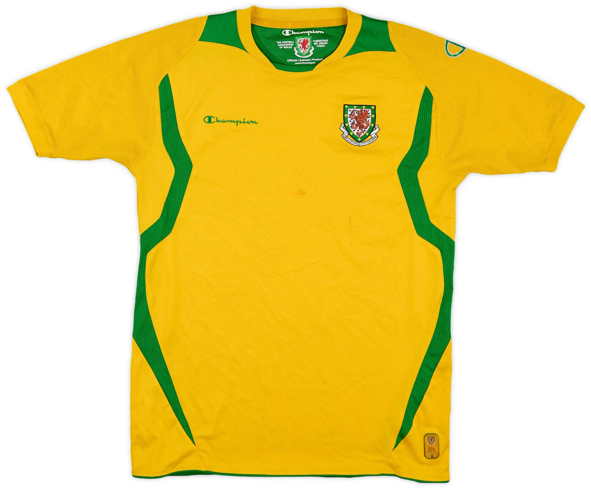 Champion 2008-10 Wales Away Shirt - 6/10 - (XL.Boys)