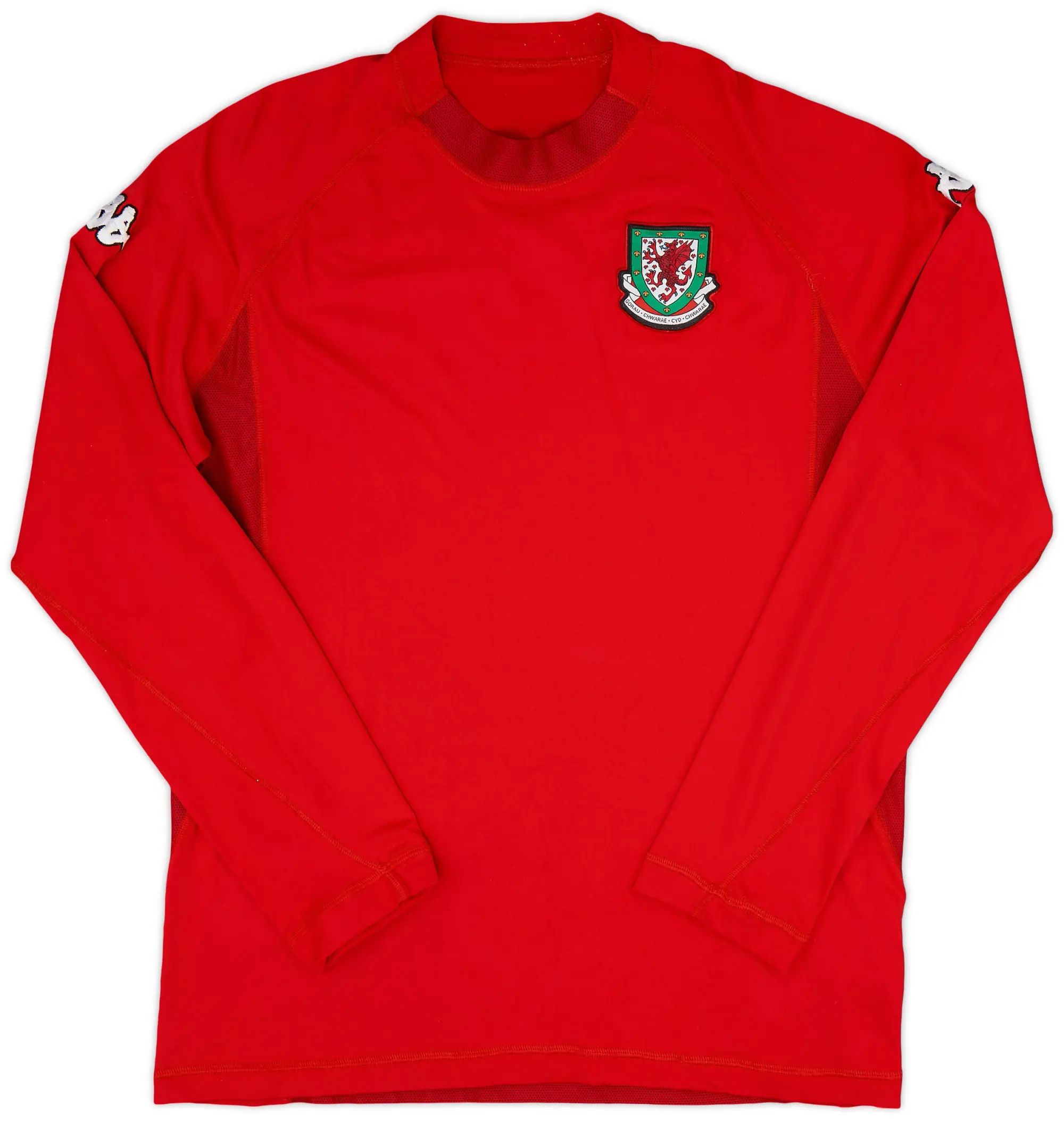 Kappa 2004-06 Wales Home L/S Shirt - 9/10 - (3XL)