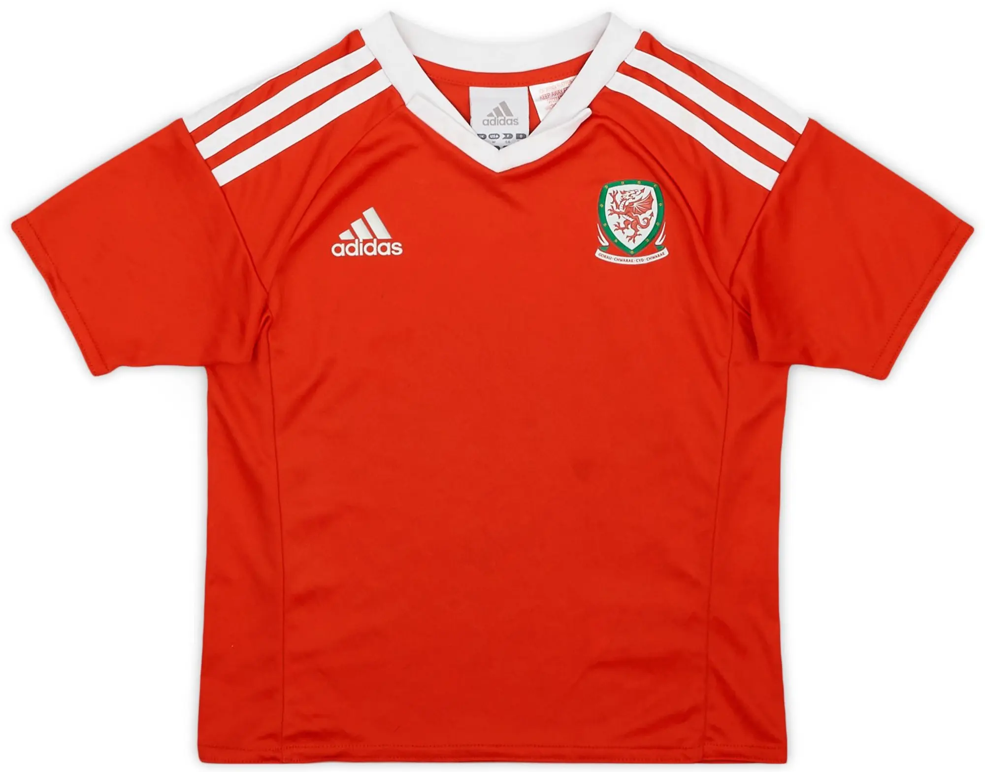 Umbro 2016-17 Wales Home Shirt - 8/10 - (3-4 Years)