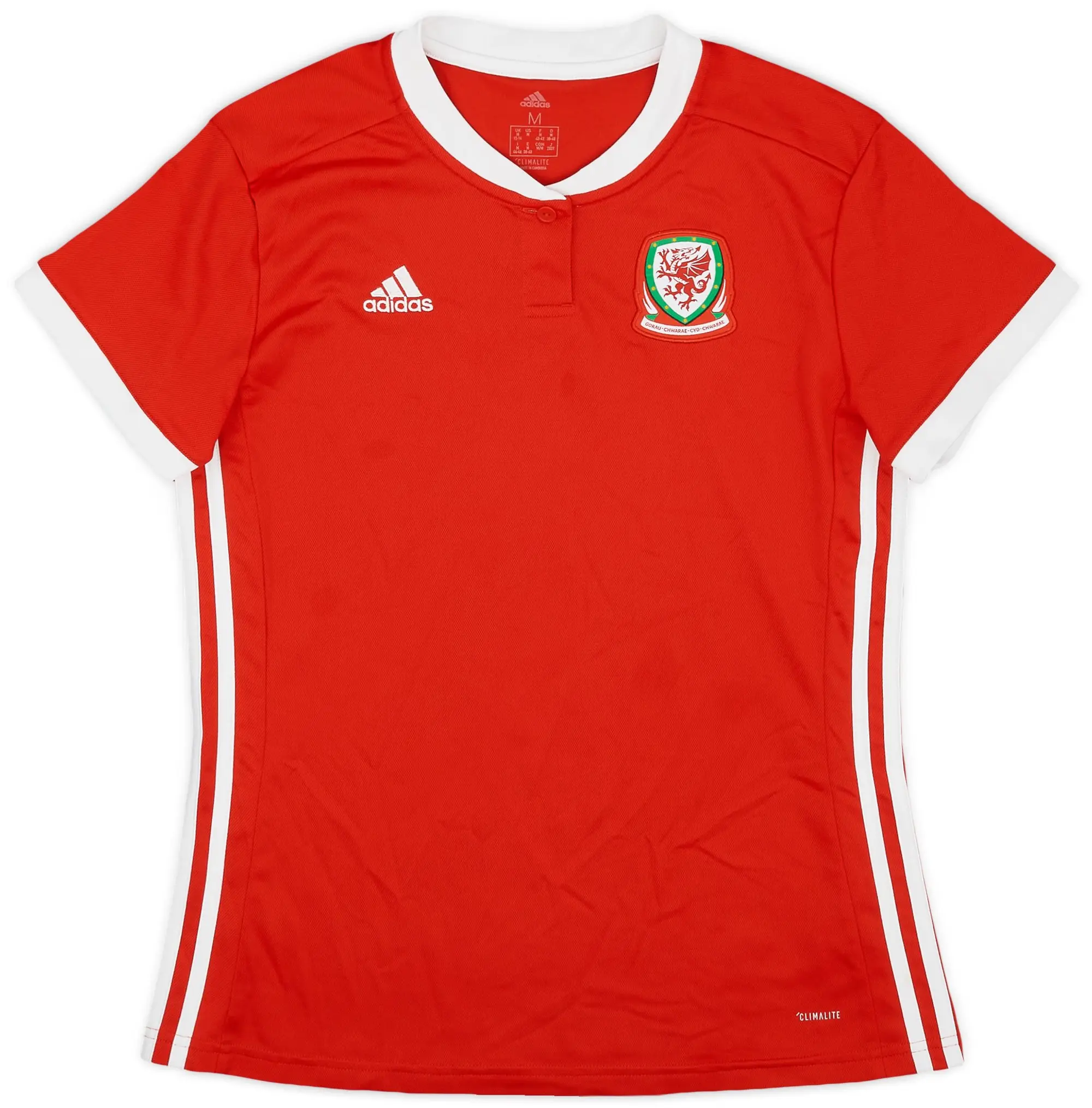 adidas 2018-19 Wales Home Shirt - 8/10 - (Women's M)