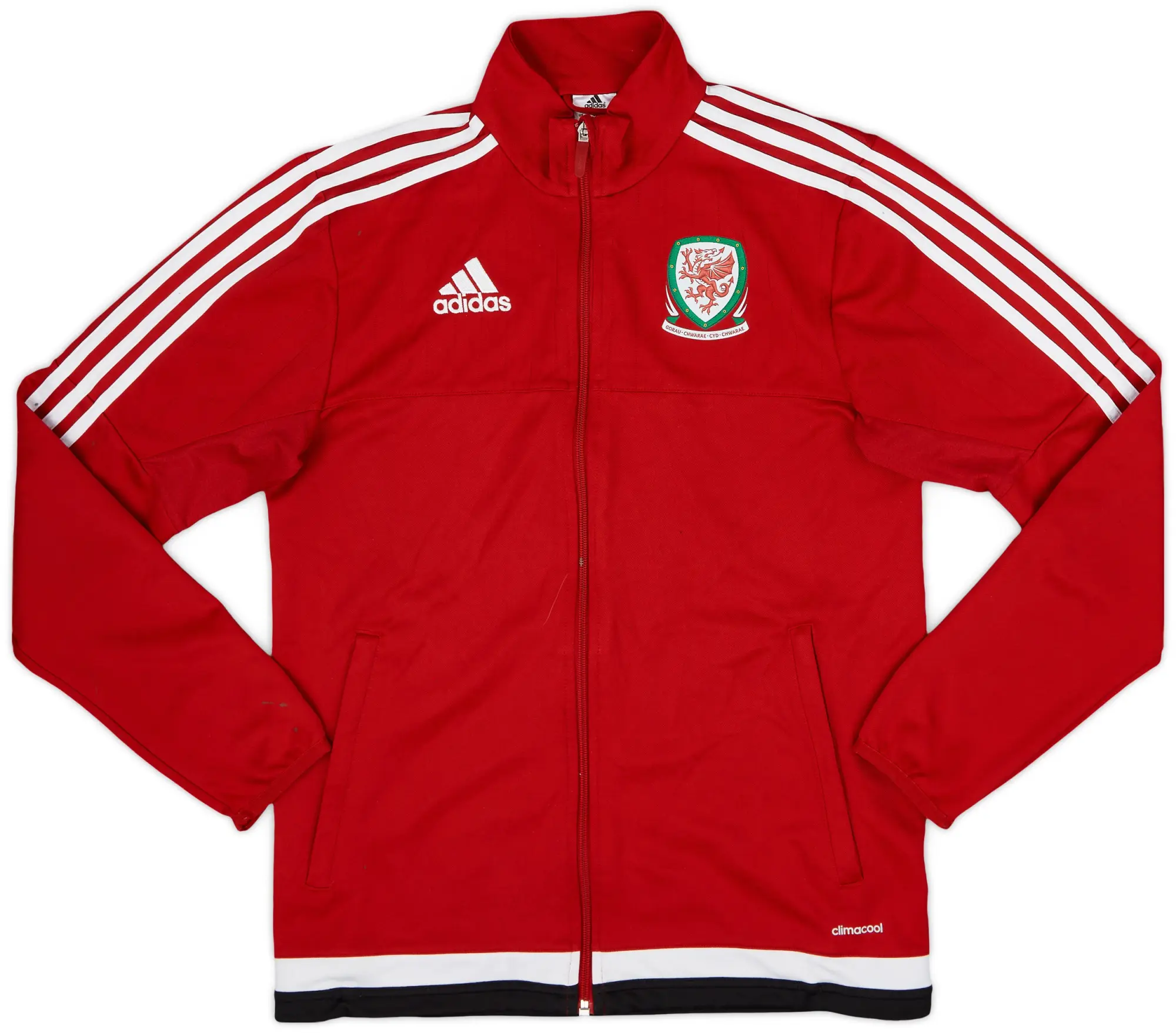 2016-17 Wales adidas Track Jacket - 7/10 - (S)