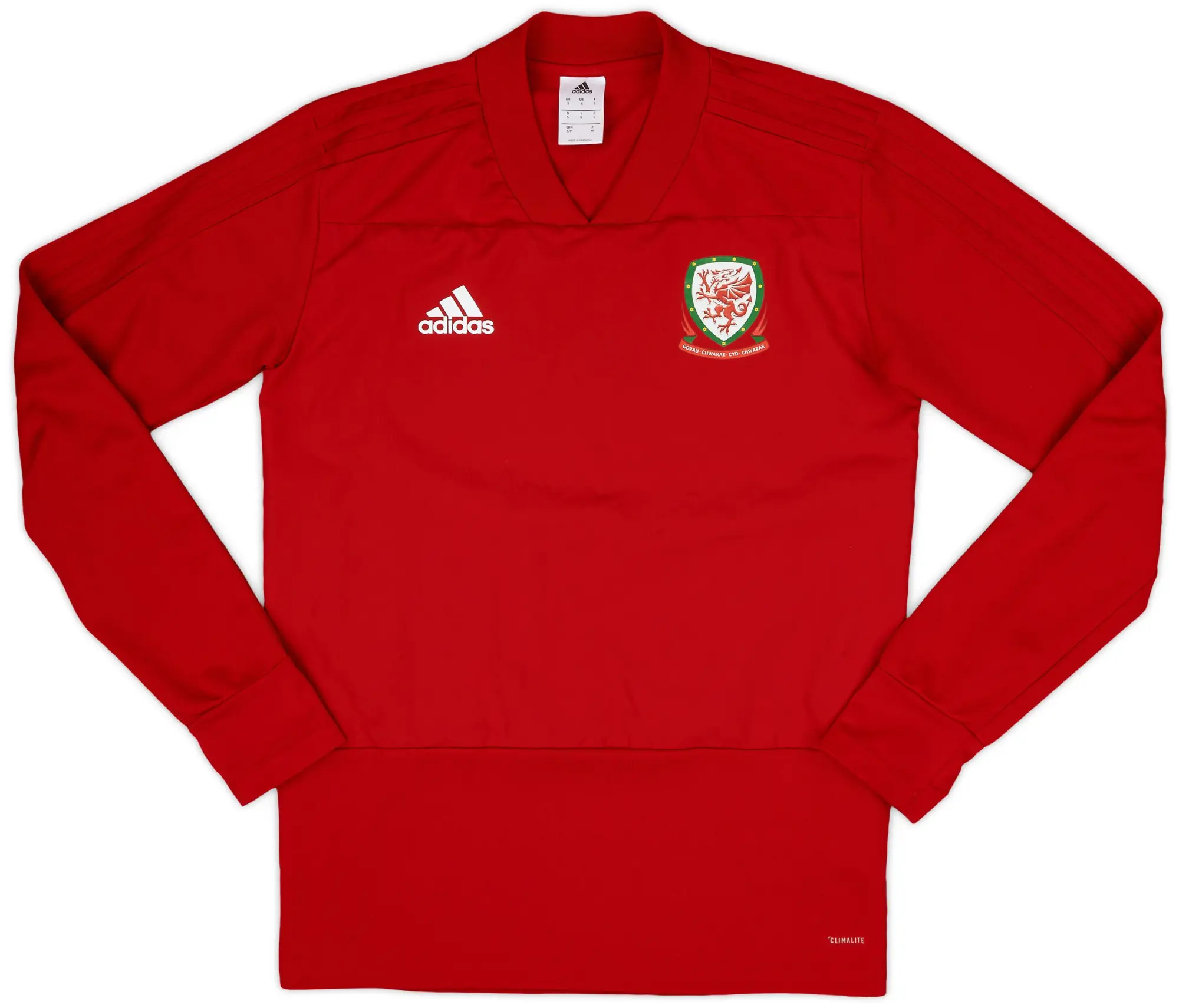 2018-19 Wales adidas Drill Top - 10/10 - (S)