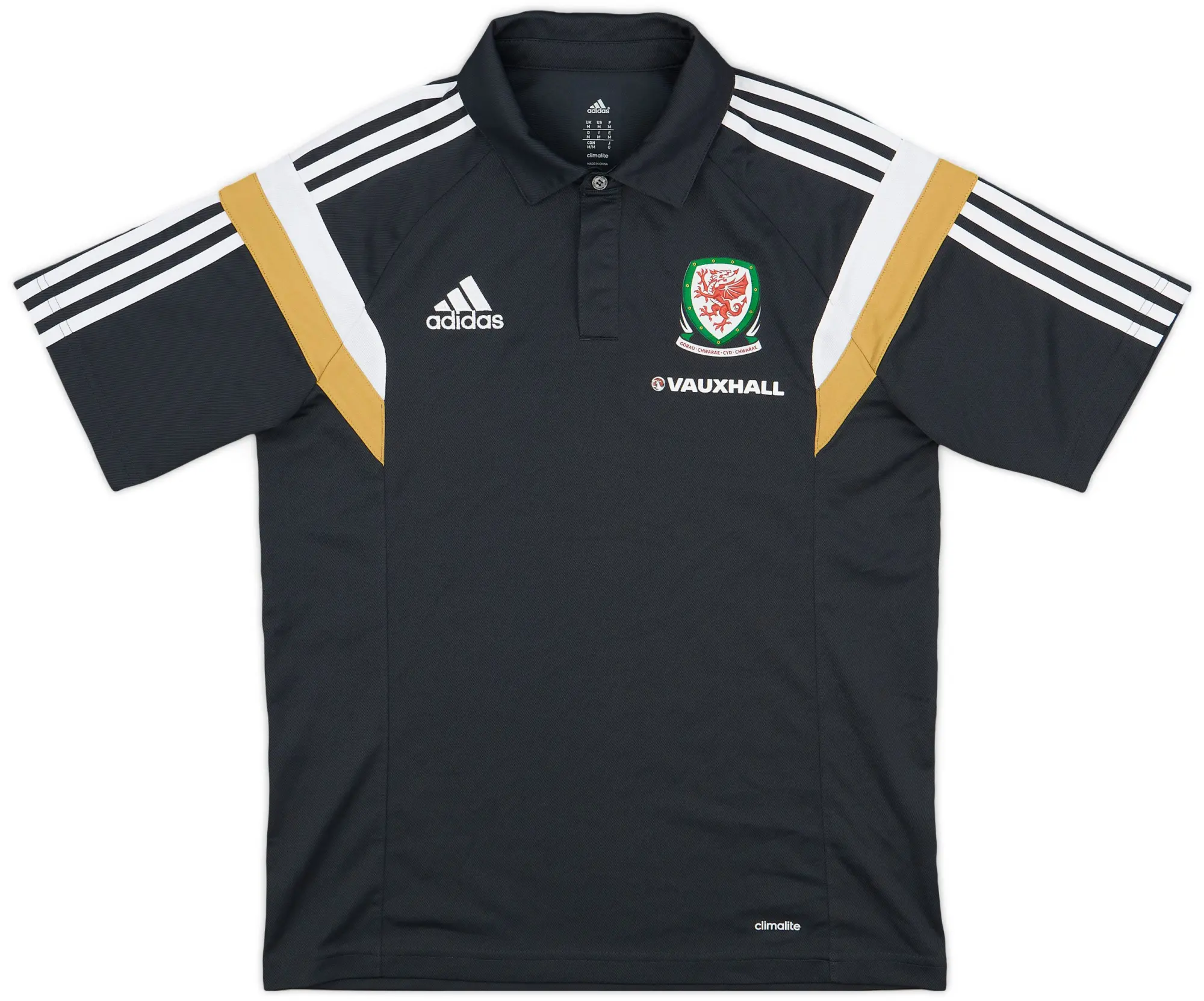 2014-15 Wales adidas Polo Shirt - 10/10 - (M)