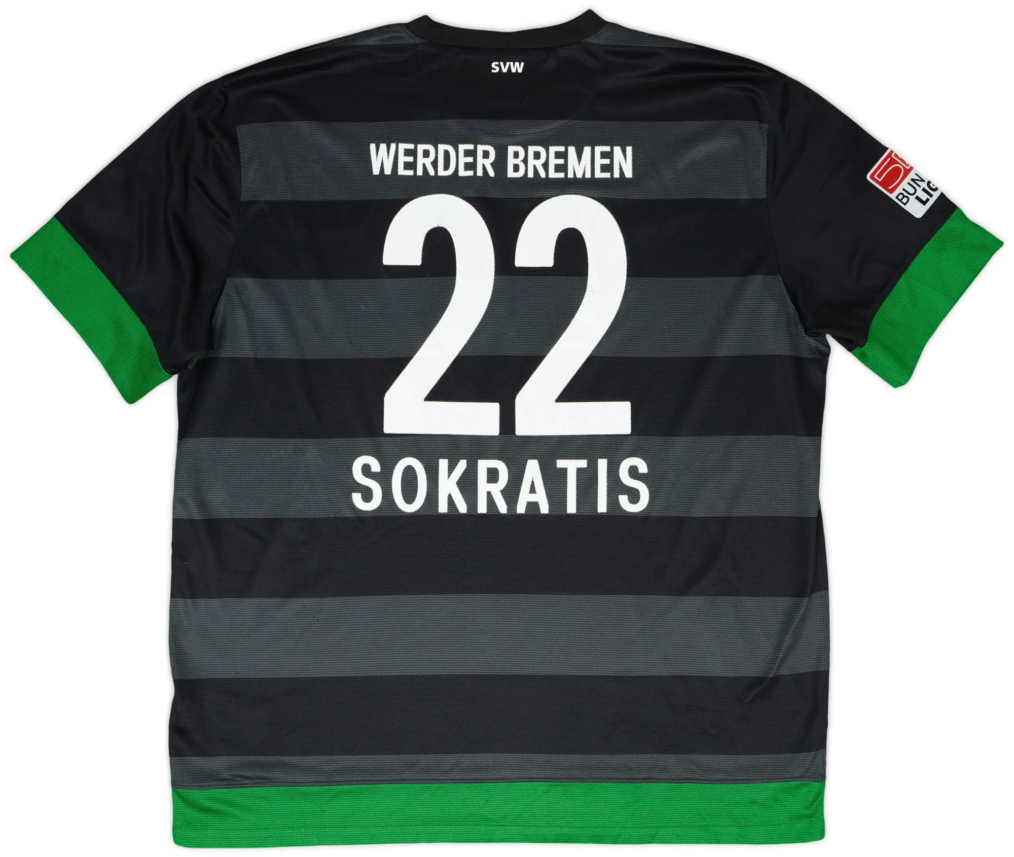 Nike 2012-13 Werder Bremen Away Shirt Sokratis #22 - 5/10 - (XXL)