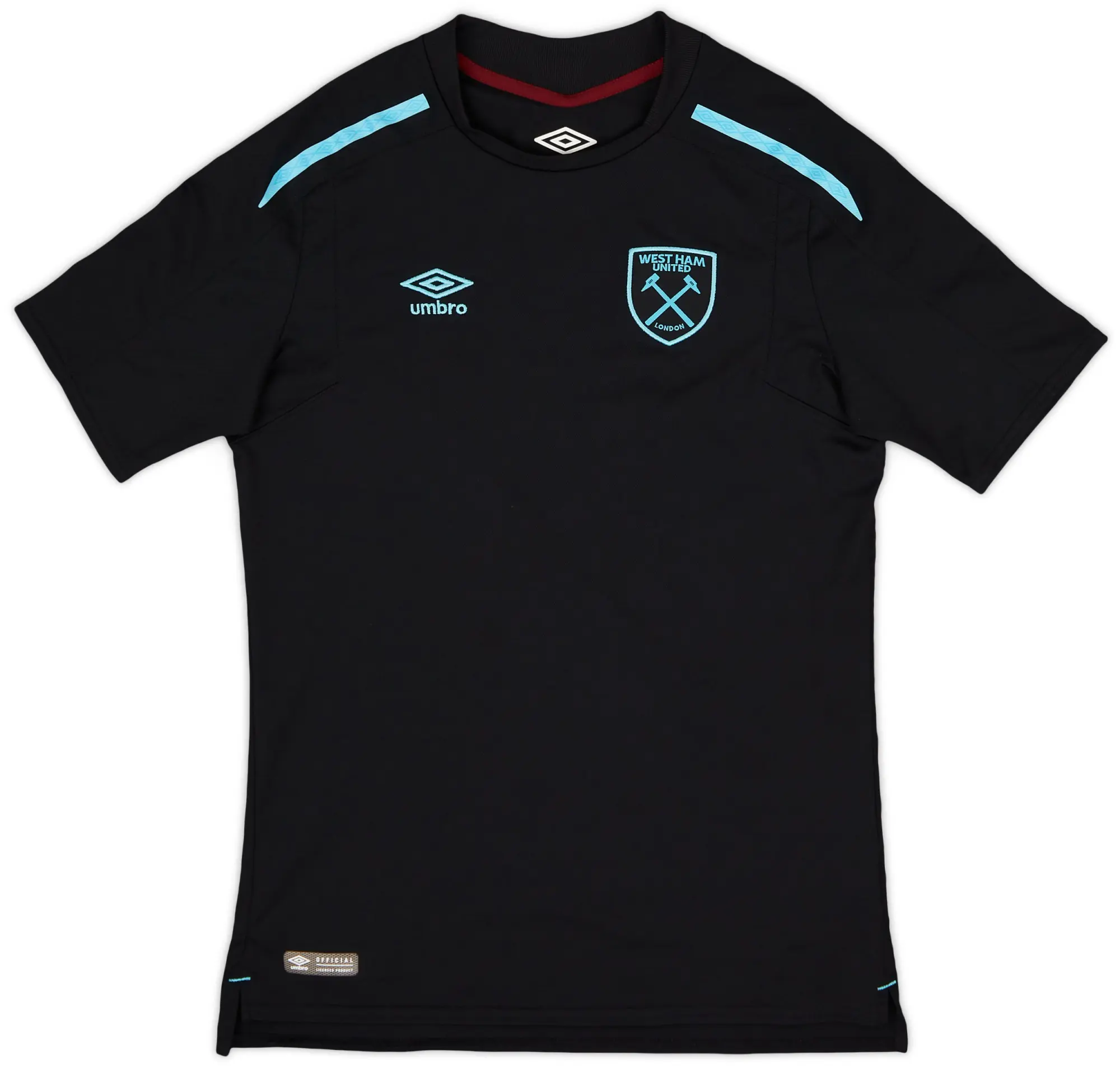 Umbro 2017-18 West Ham Away Shirt - 8/10 - (XL.Boys)