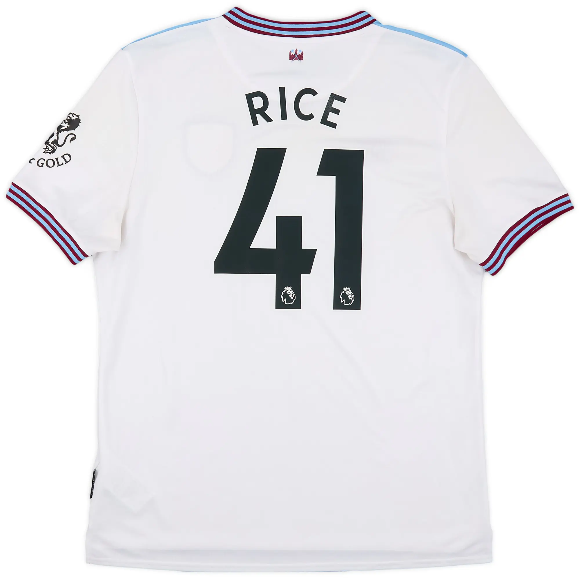 Umbro 2019-20 West Ham Away Shirt Rice #41 - 6/10 - (XL)