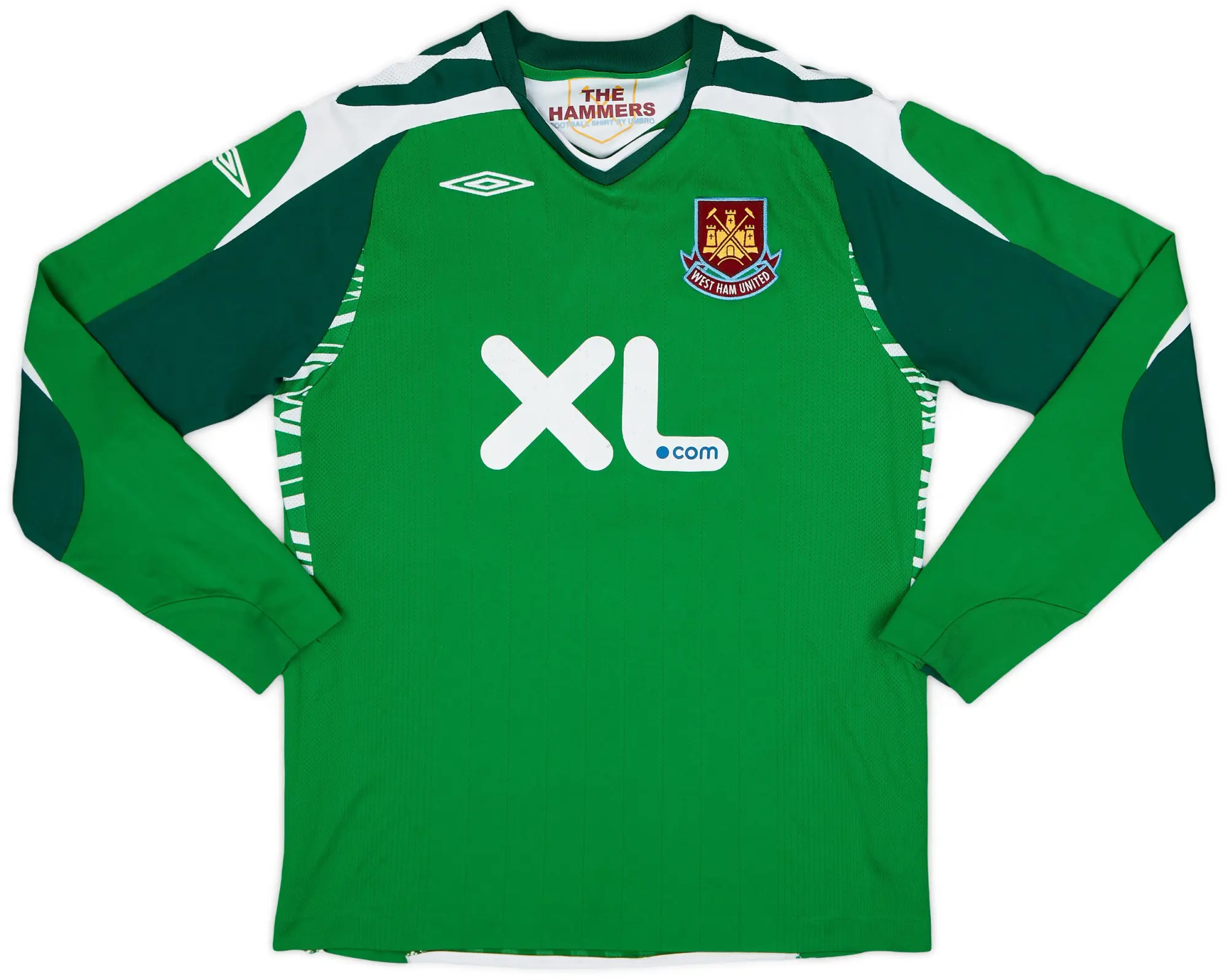 Umbro 2007-08 West Ham GK Shirt - 6/10 - (L.Boys)