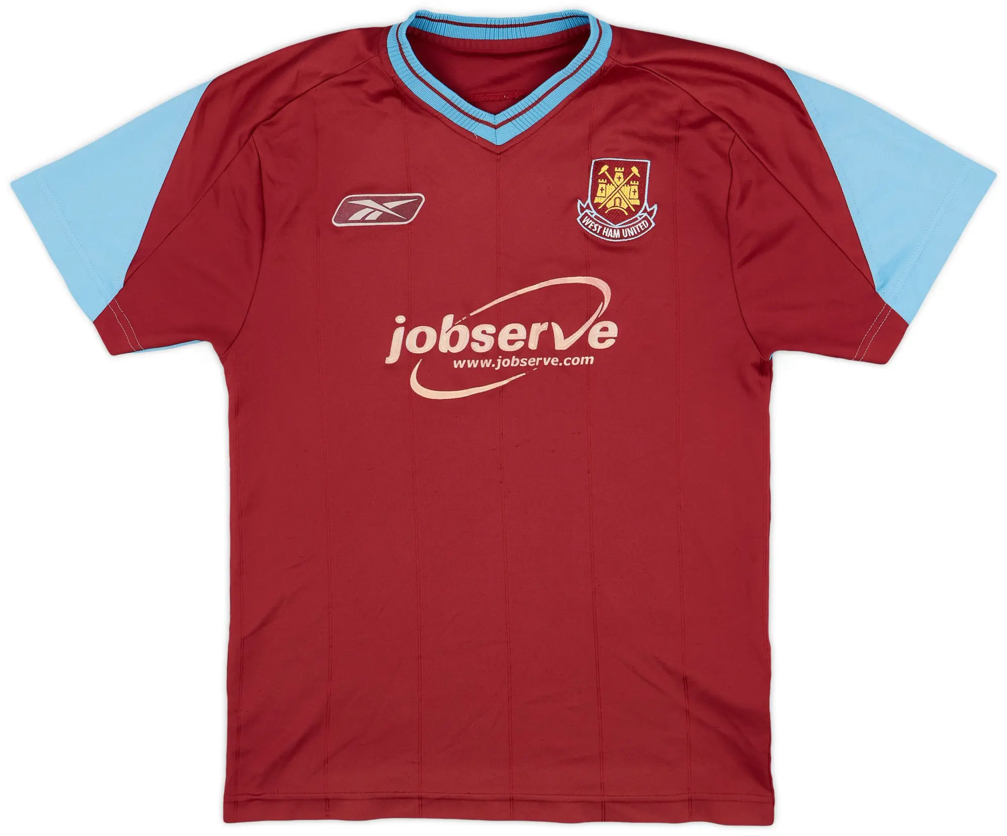 Reebok 2003-05 West Ham Home Shirt - 7/10 - (L.Boys)