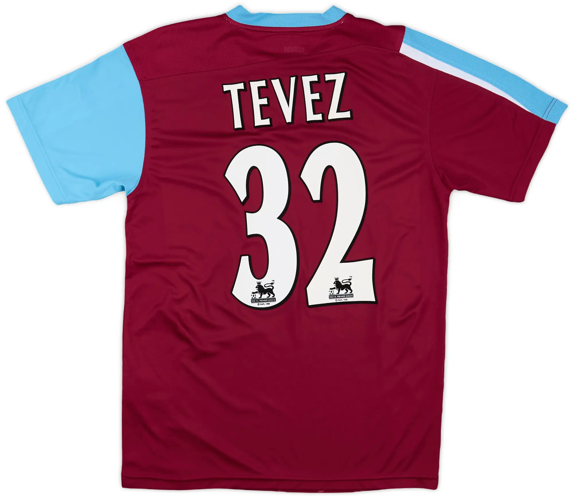 Reebok 2005-07 West Ham Home Shirt Tevez #32 - 8/10 - (S)