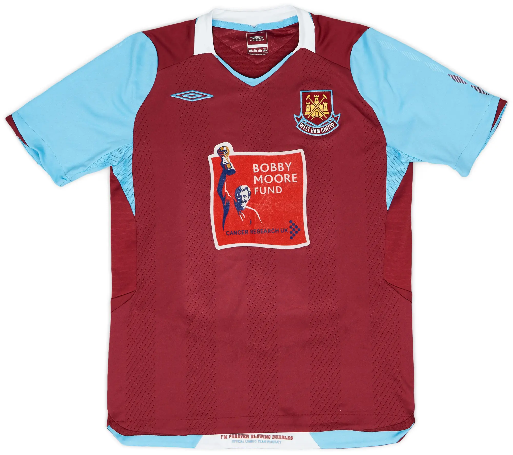 Umbro 2008-09 West Ham Home Shirt - 7/10 - (L.Boys)