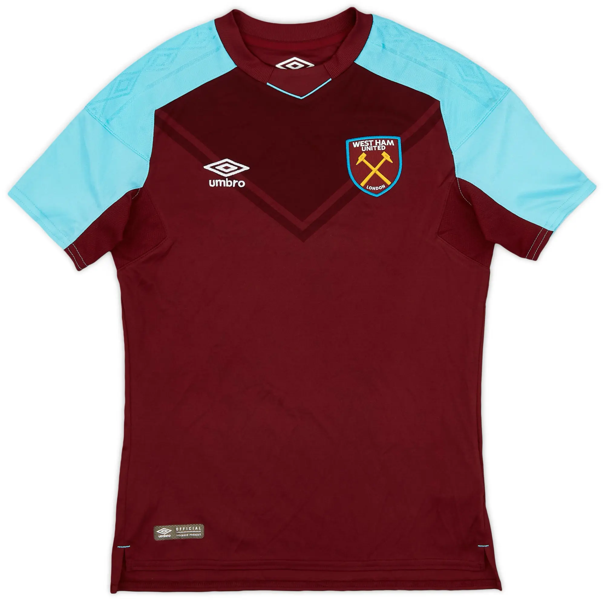 Umbro 2017-18 West Ham Home Shirt - 9/10 - (M.Boys)