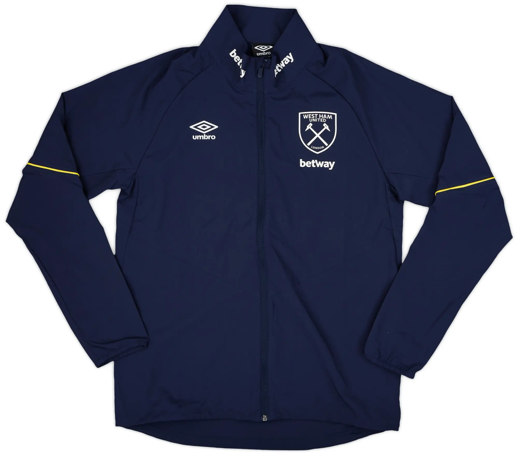 2017-19 West Ham Umbro Hooded Track Jacket - 8/10 - (L)