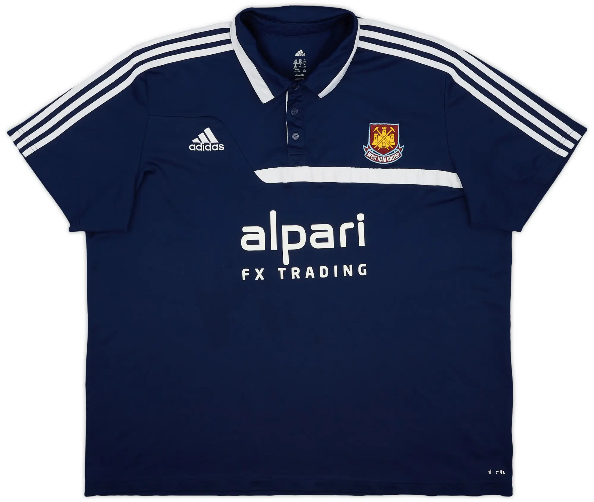 2013-14 West Ham adidas Polo Shirt - 6/10 - (3XL)