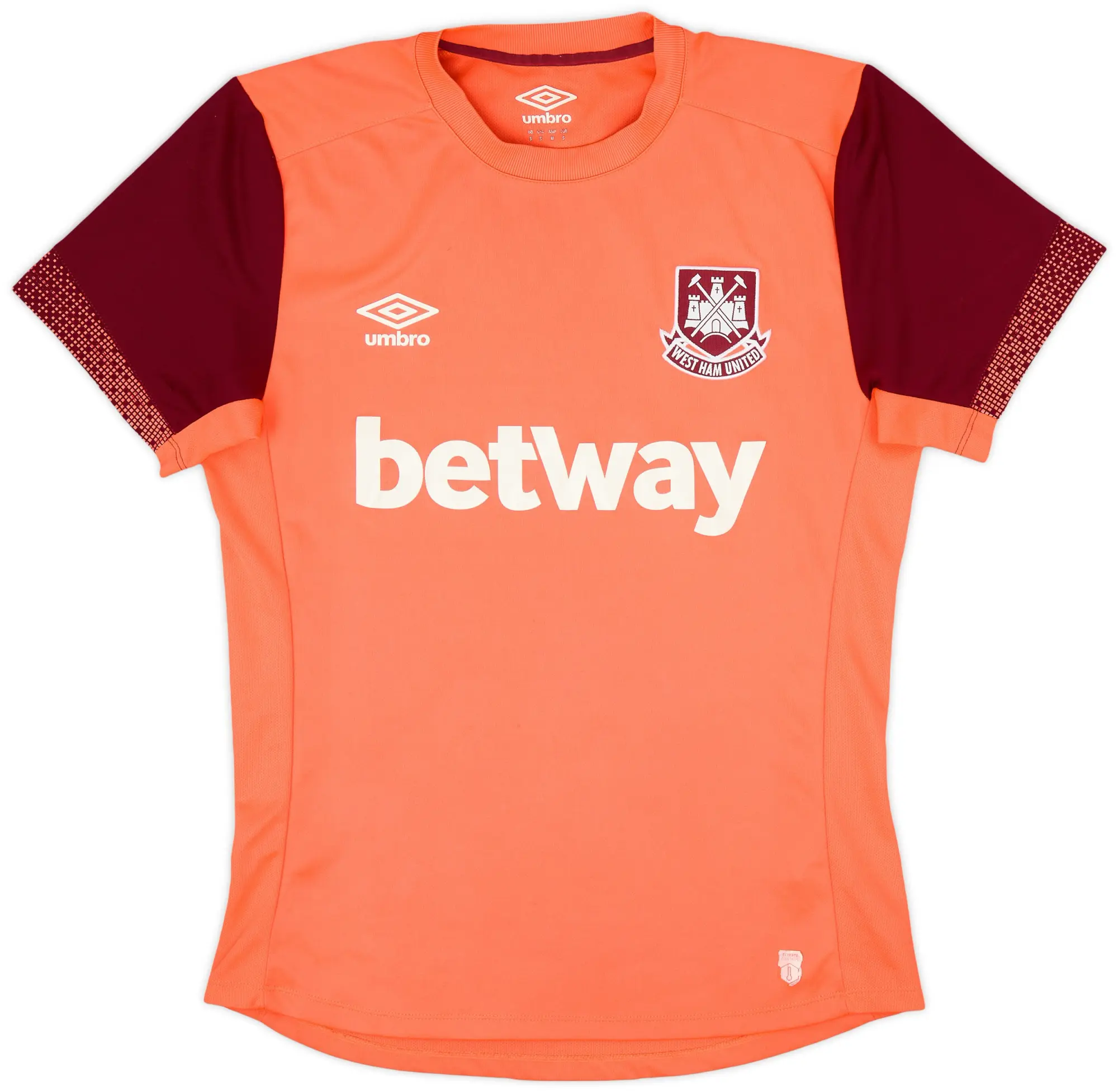 2020-21 West Ham Umbro Training Shirt - 8/10 - (S)