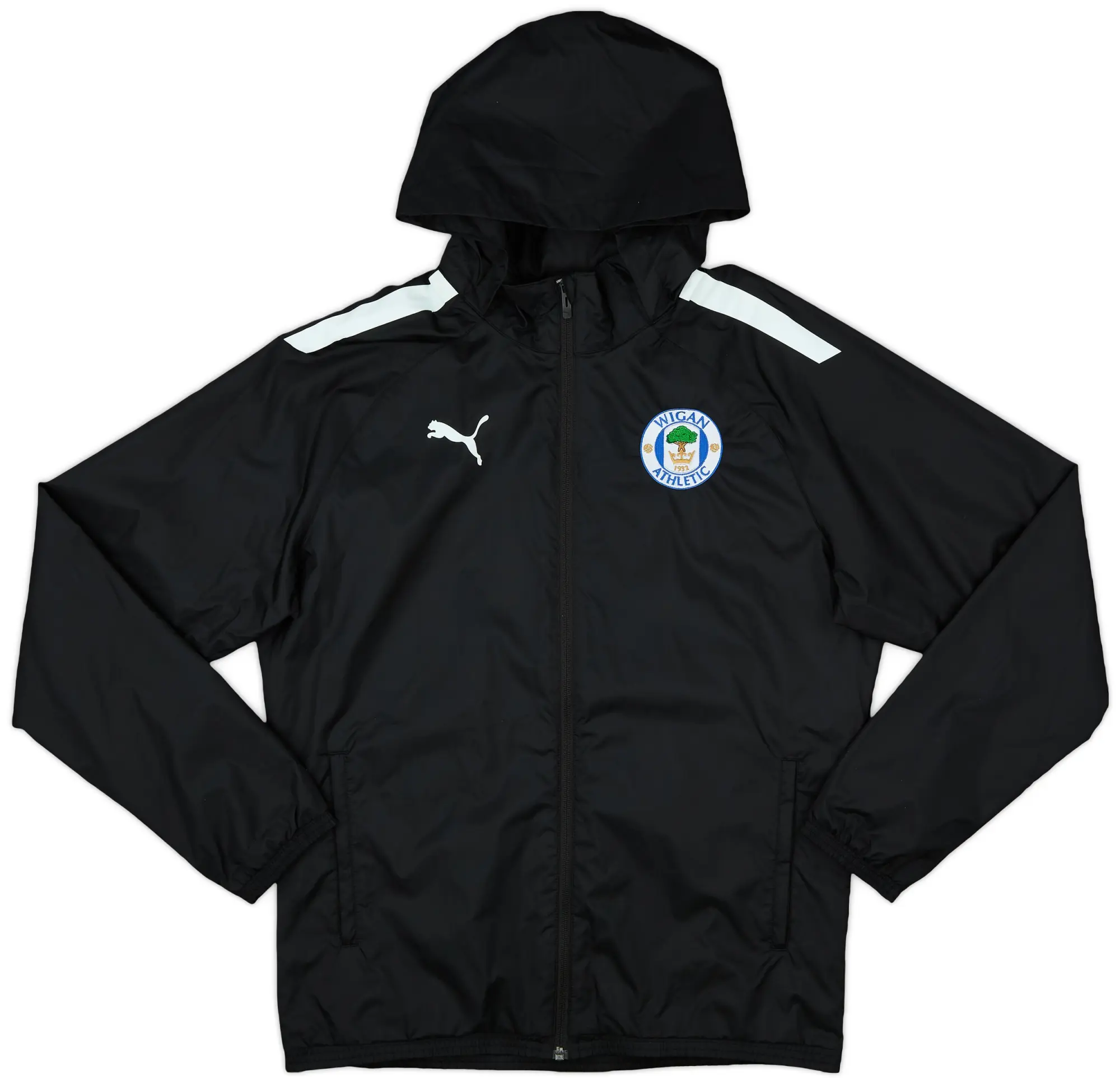 2021-22 Wigan Puma Hooded Rain Jacket - 9/10 - (M)