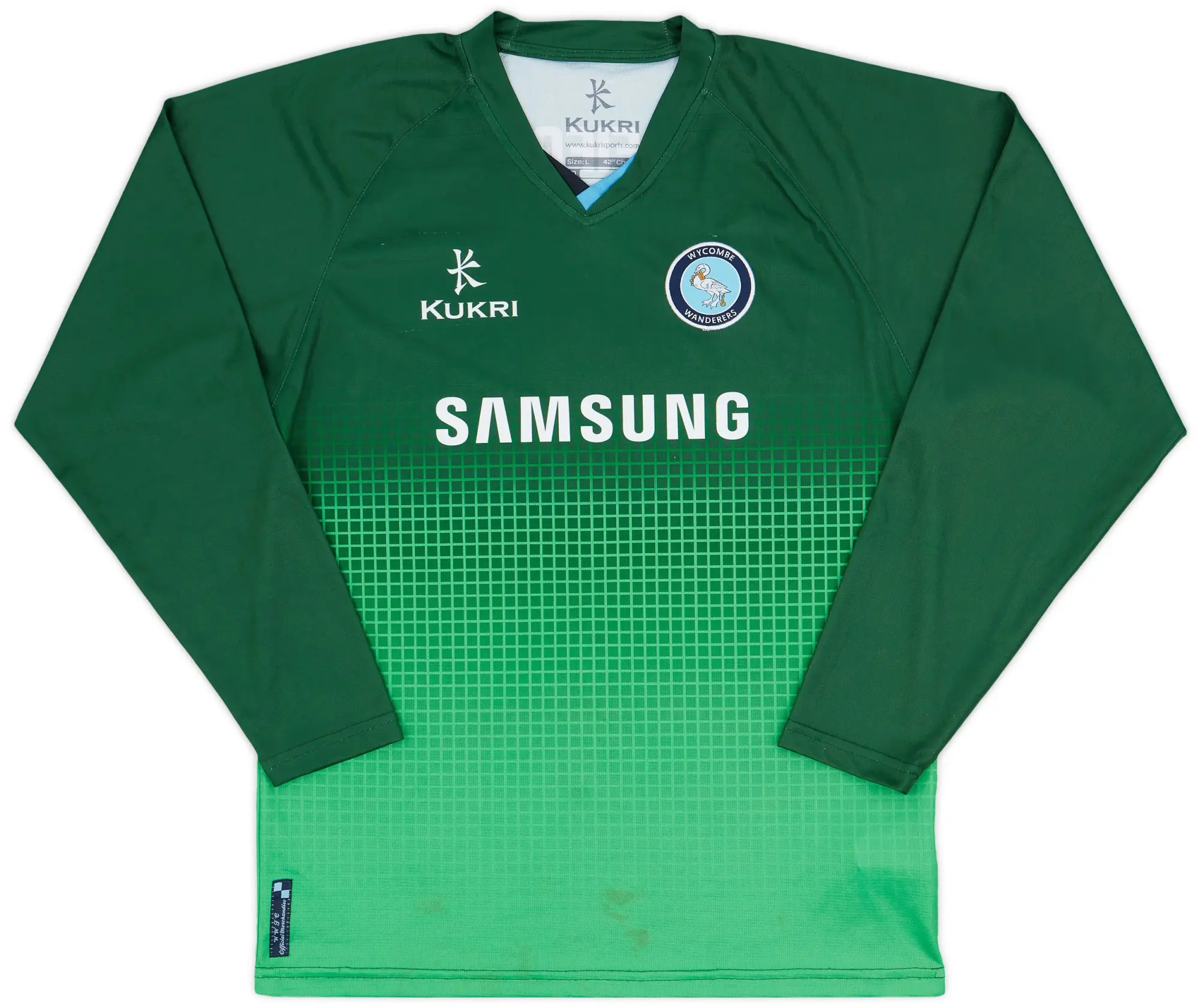 2013-14 Wycombe Wanderers GK Shirt - 8/10 - (L)