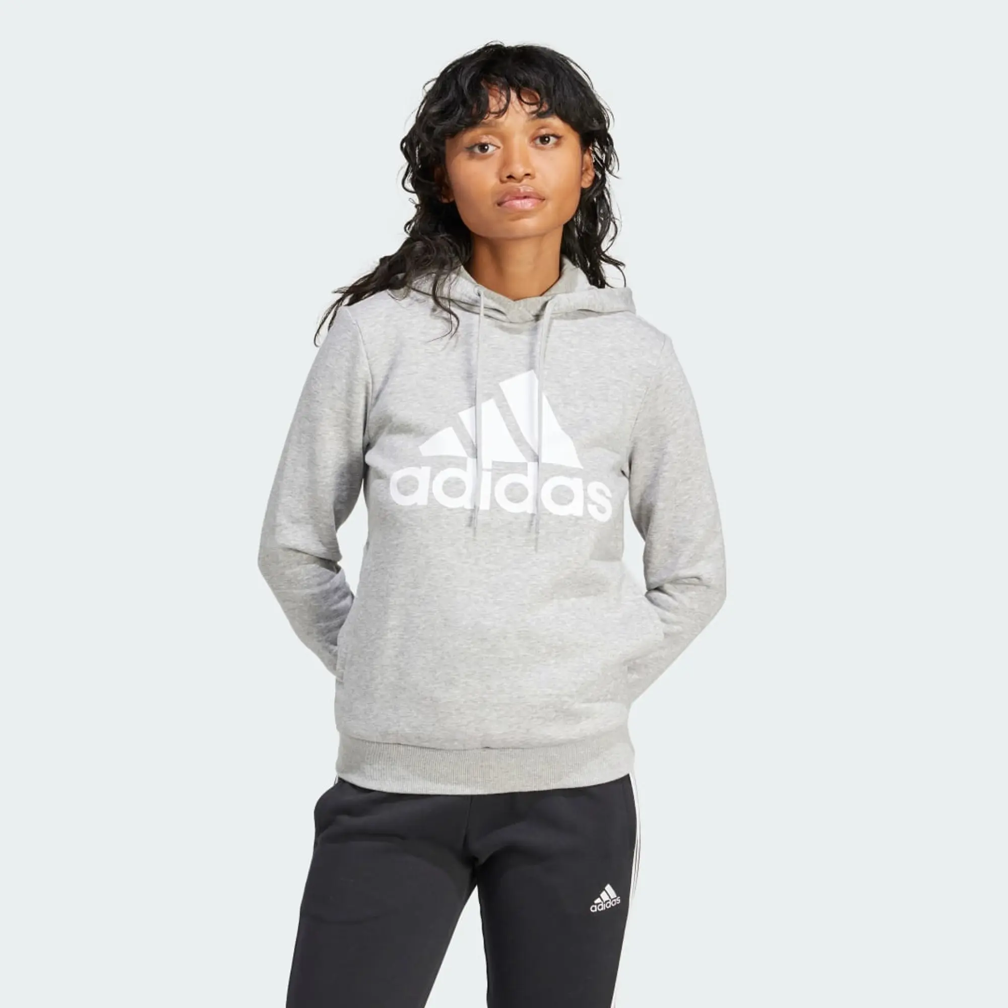 adidas Essentials Logo Fleece Hoodie