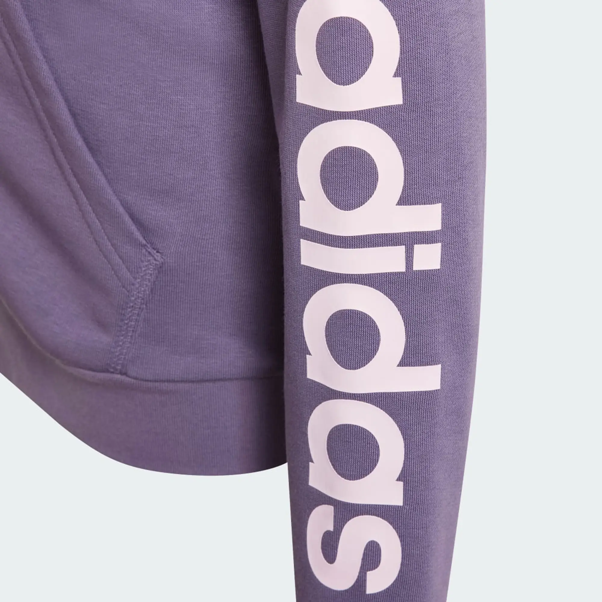 adidas Essentials Linear Logo Full-Zip Hoodie