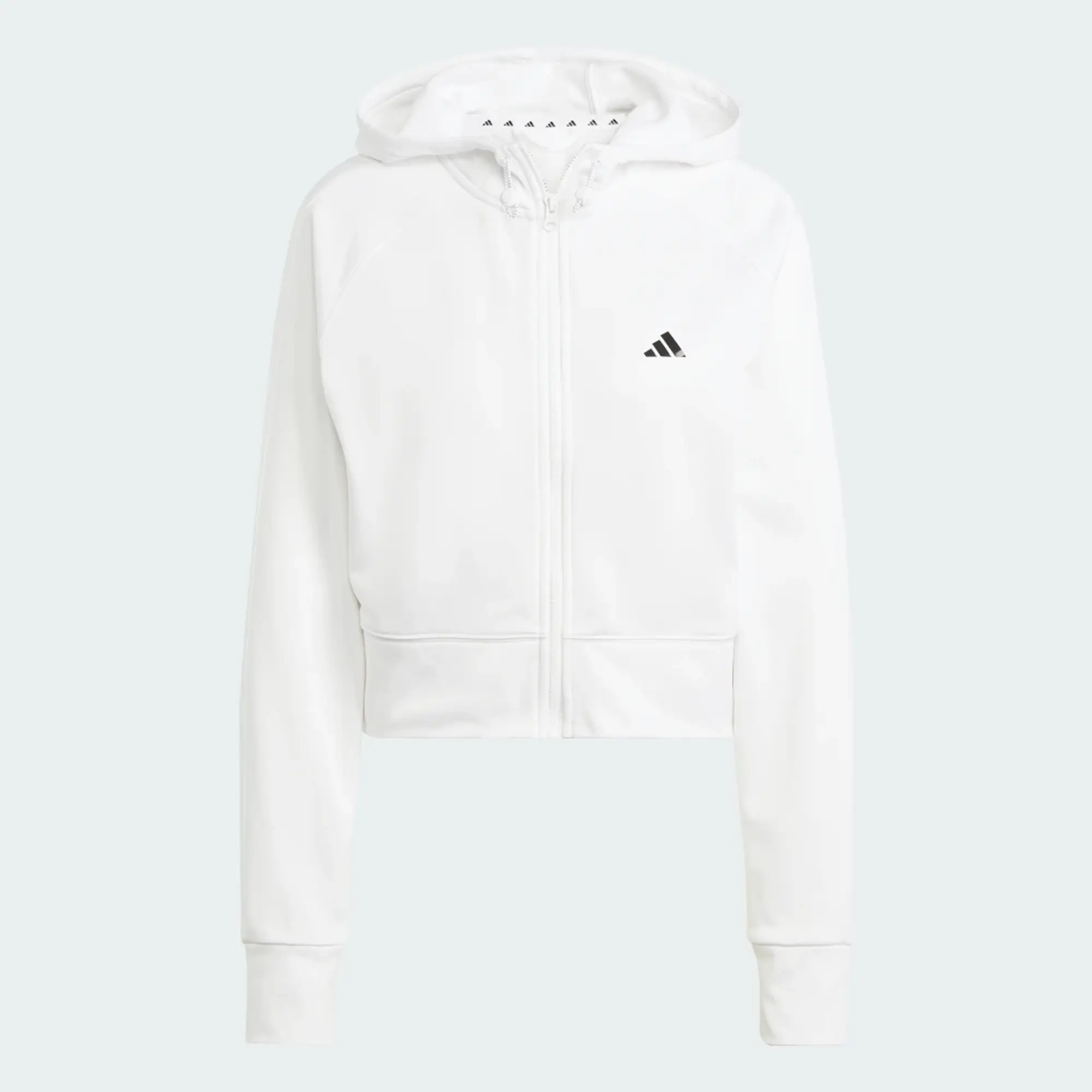 adidas AEROREADY Game and Go Full-Zip Hooded Fleece Jacket