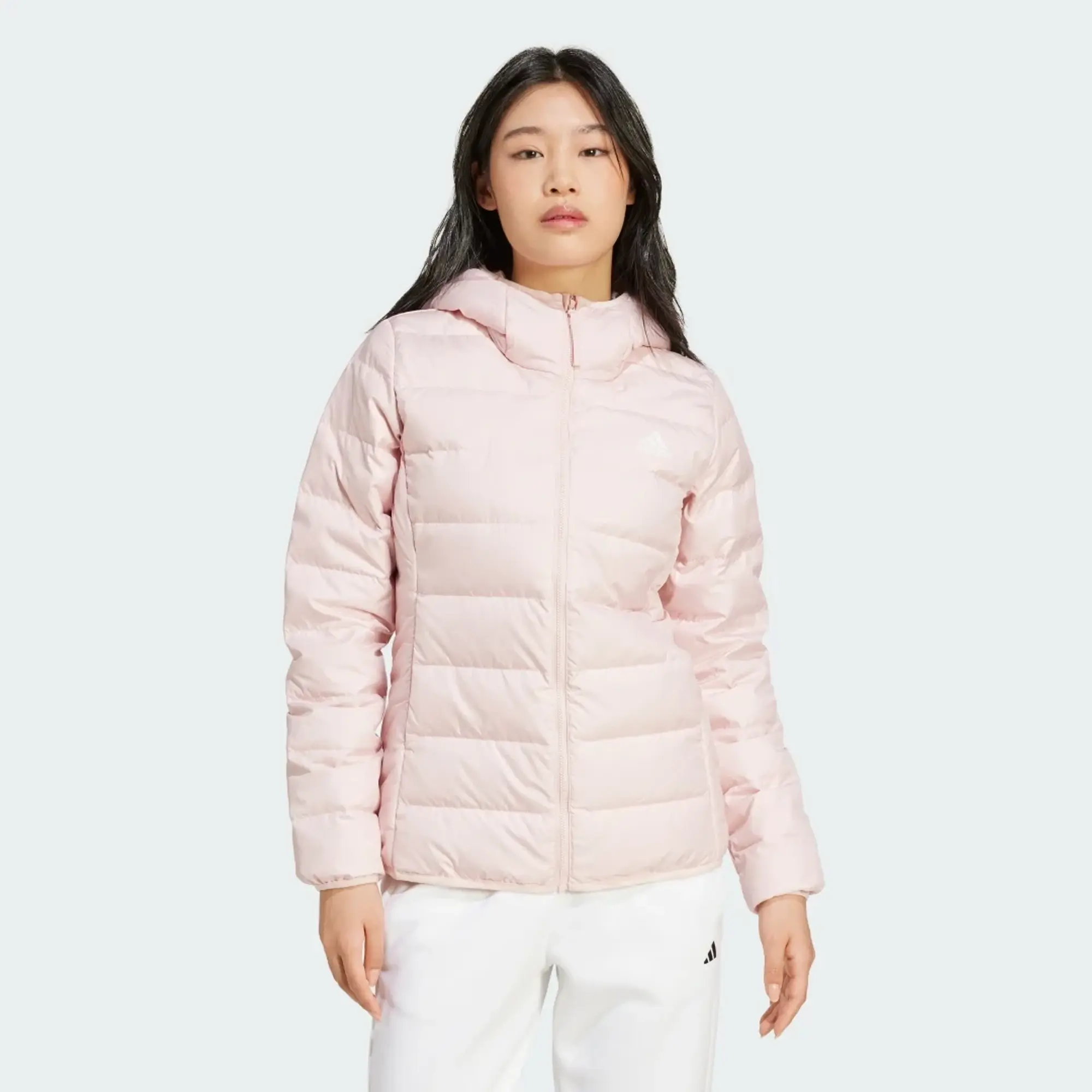 adidas Essentials Light Down Hooded Jacket