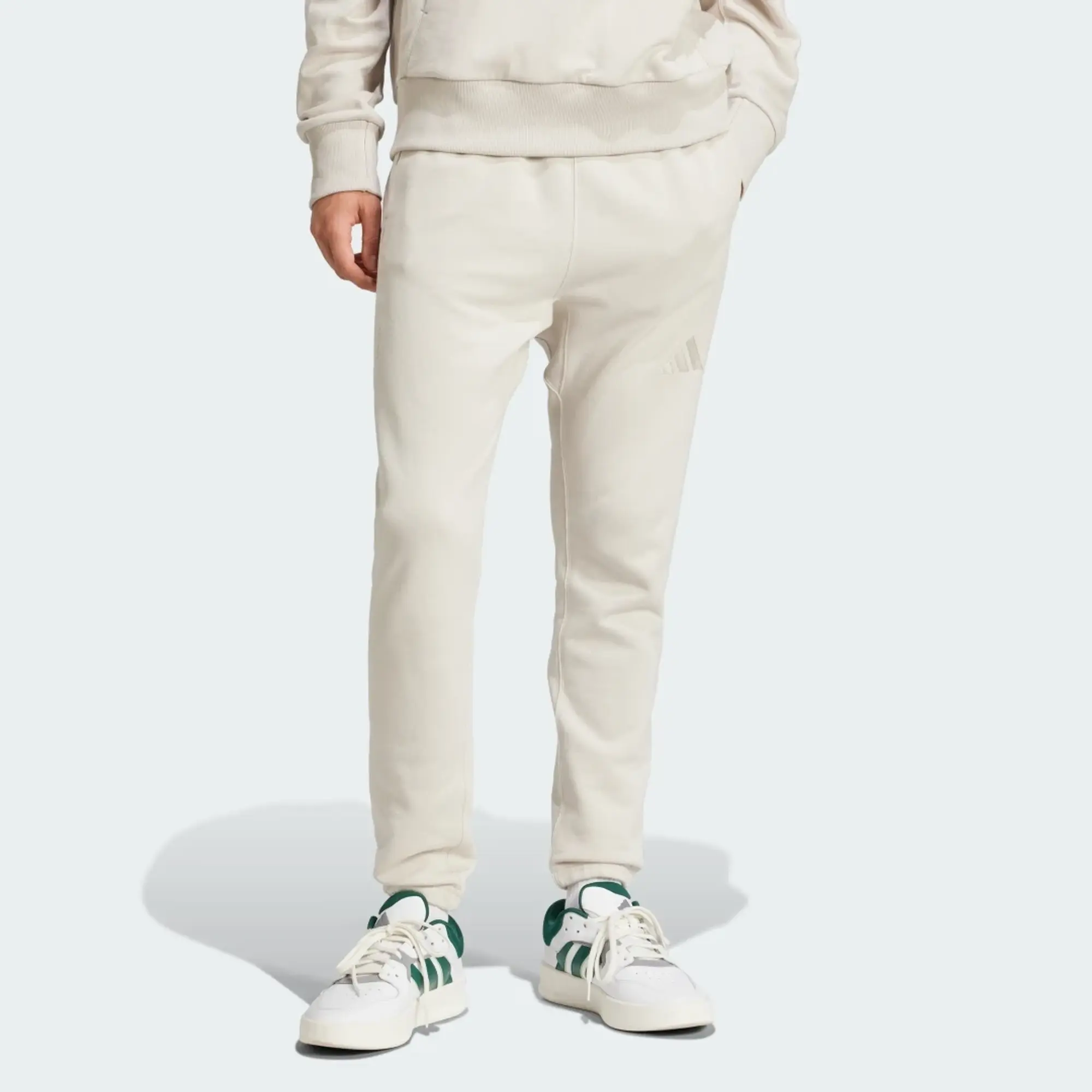 adidas All SZN French Terry Regular Tapered Trousers, Alumina