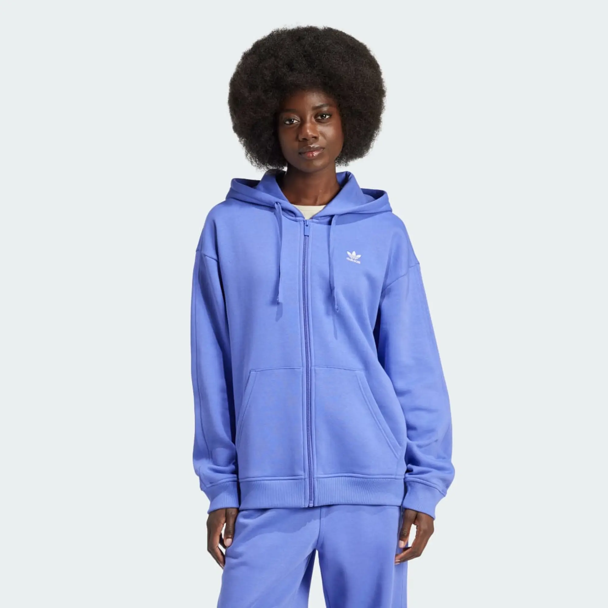 adidas Essentials Full-Zip Fleece Hoodie