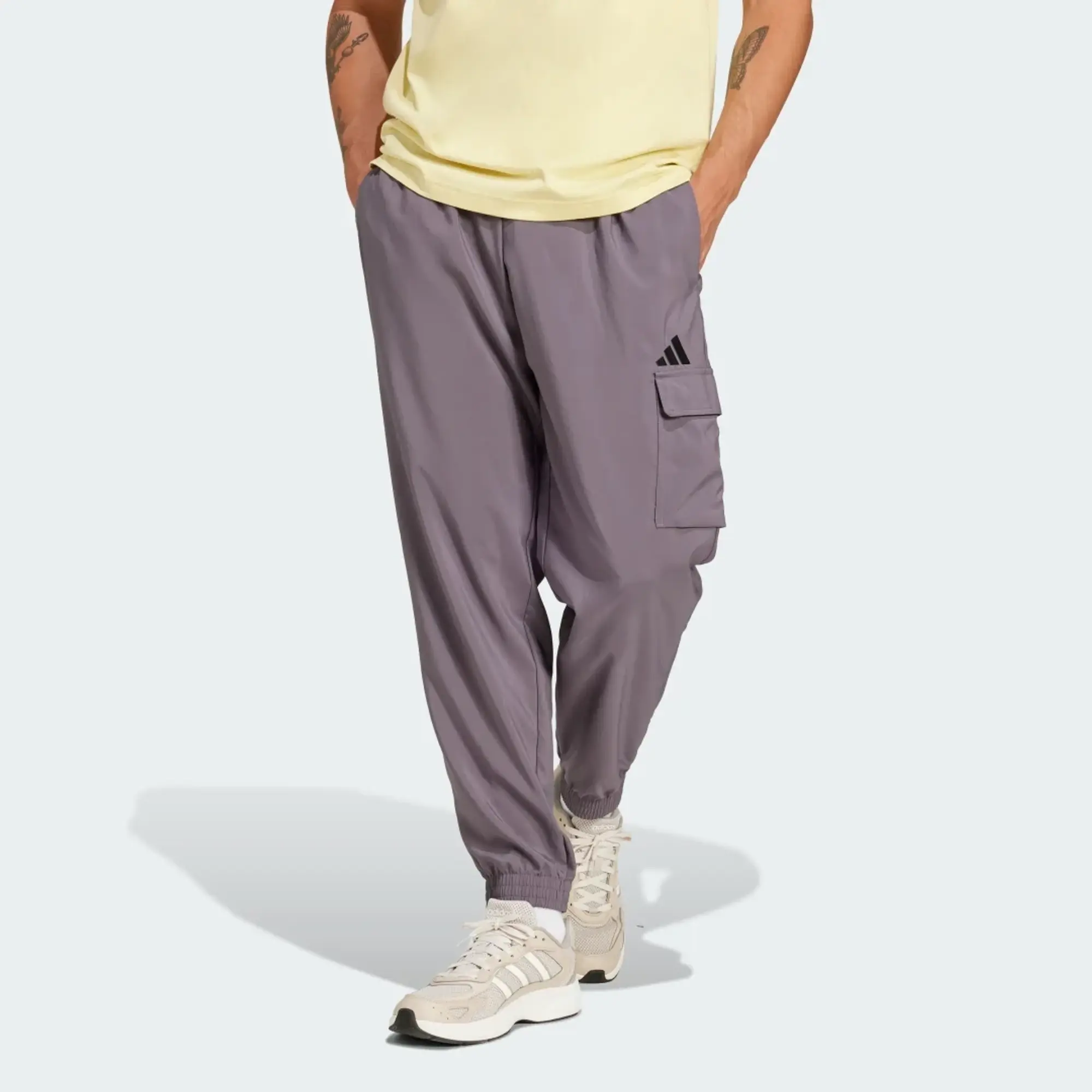 adidas Men Essentials Small Logo Cargo Pants