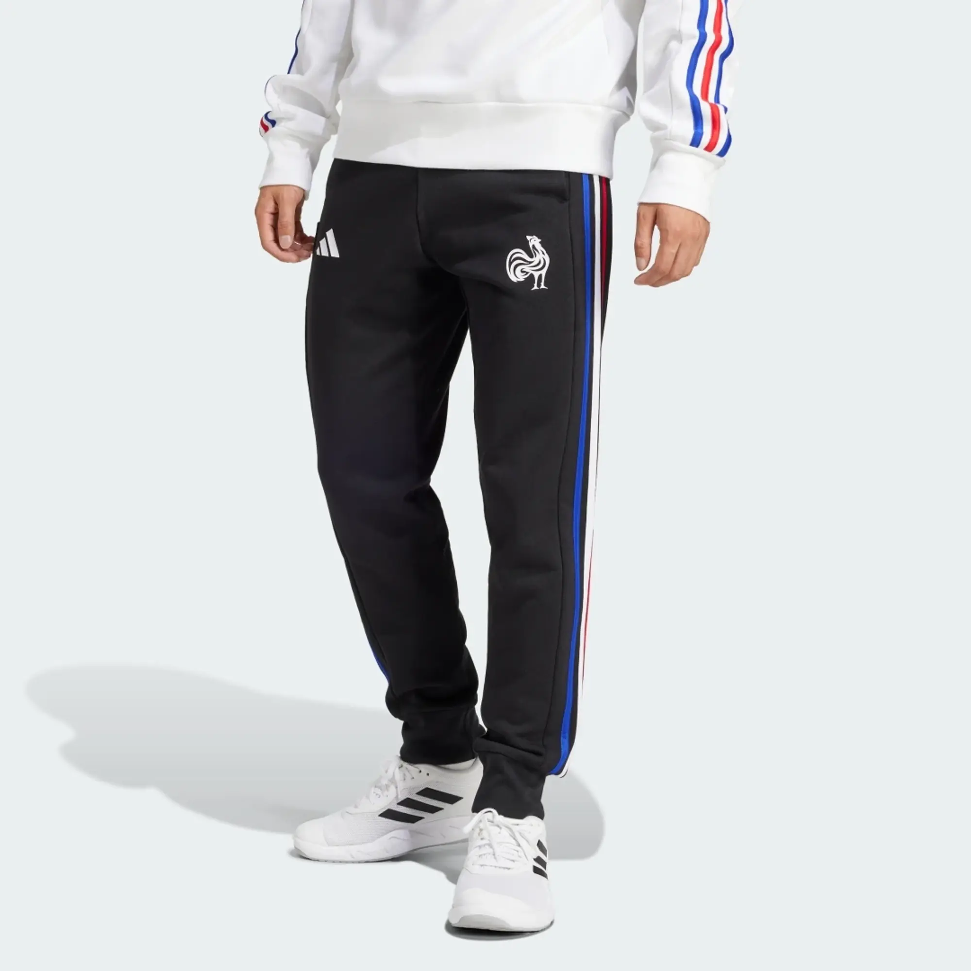 adidas France Essentials 3-Stripes Tracksuit Bottoms