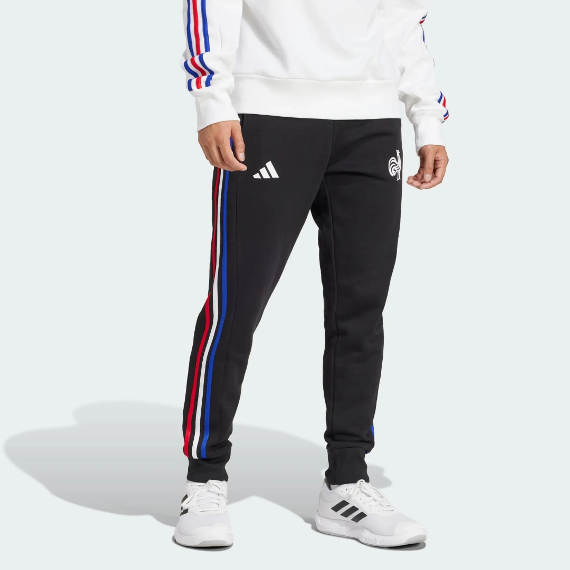 adidas France Essentials 3-Stripes Tracksuit Bottoms