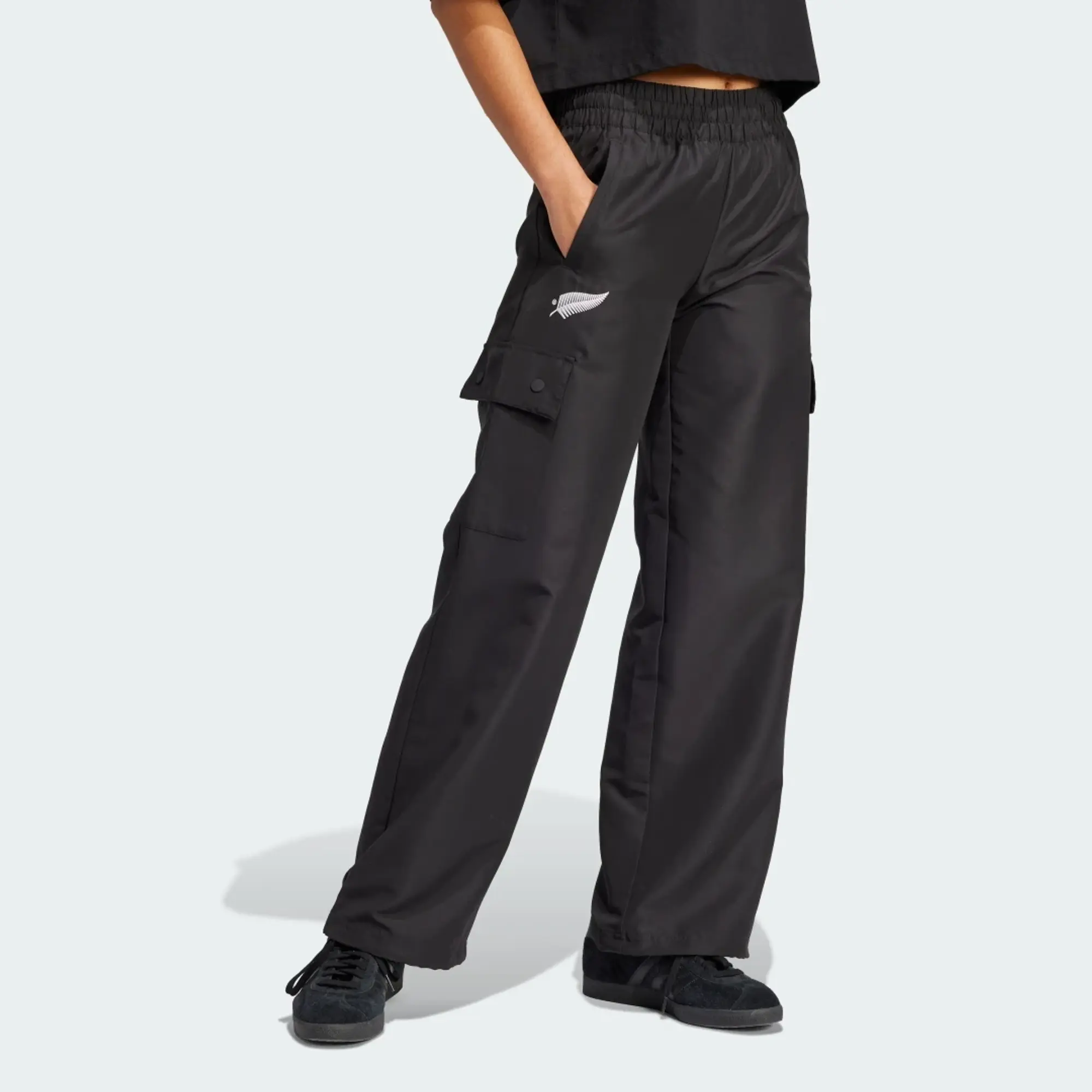 adidas Black Ferns Essentials Woven Cargo Tracksuit Bottoms