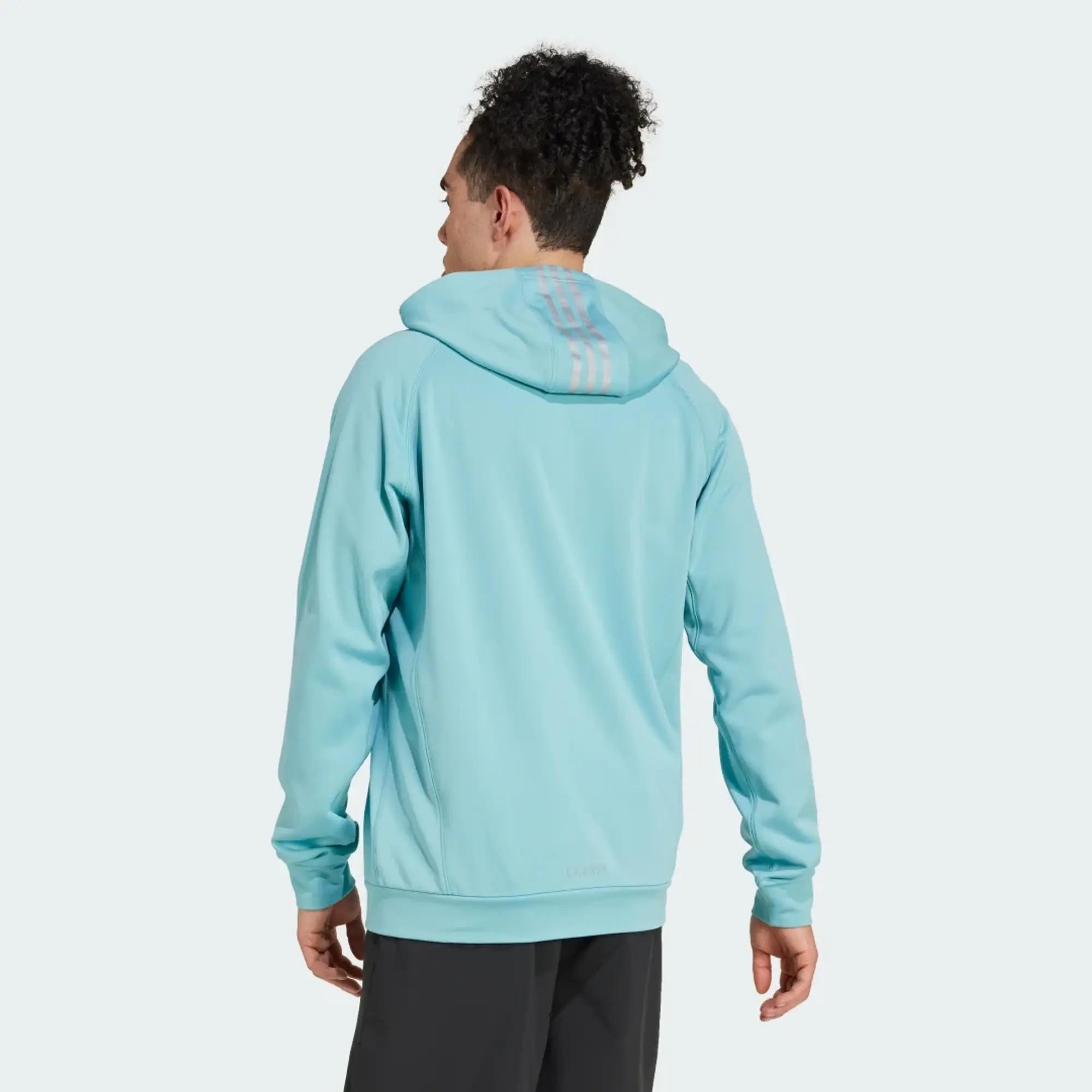 adidas Game and Go Training Big Logo 3-Stripes Full-Zip Hoodie