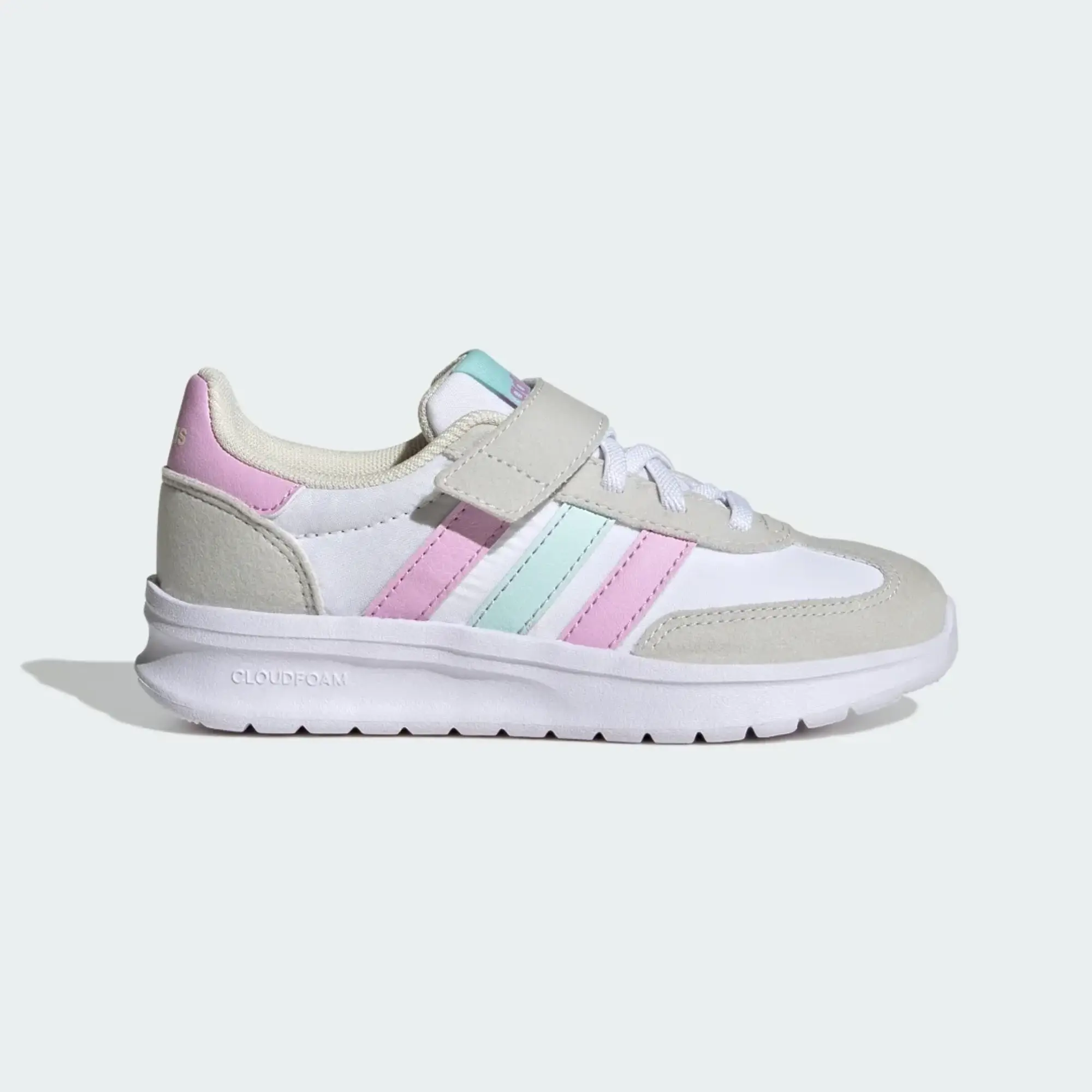 adidas  RUN 70s 2.0 EL C  girls's Children's Shoes (Trainers) in Beige