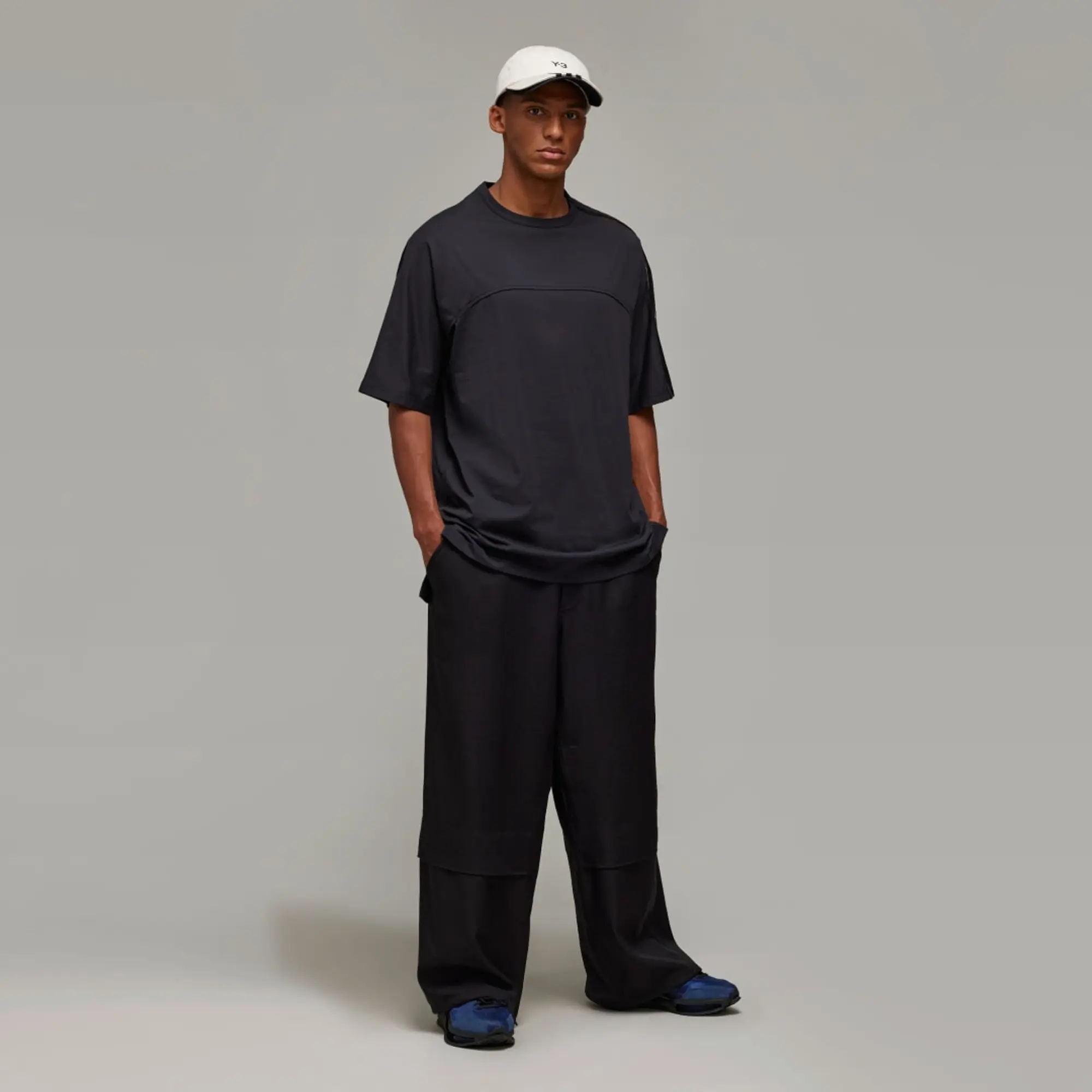 Y-3 Mesh Stripe T-Shirt - Black
