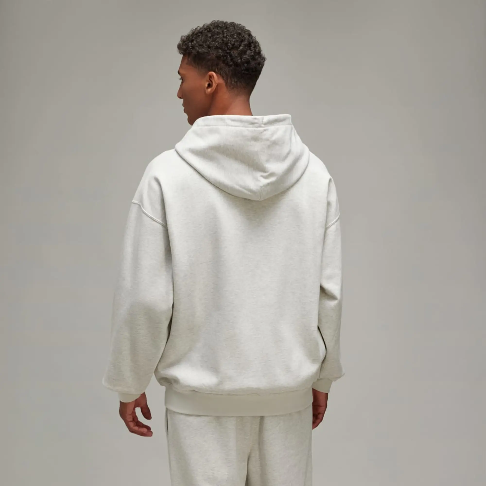 adidas Y-3 Men's FT Hoodie Light Grey