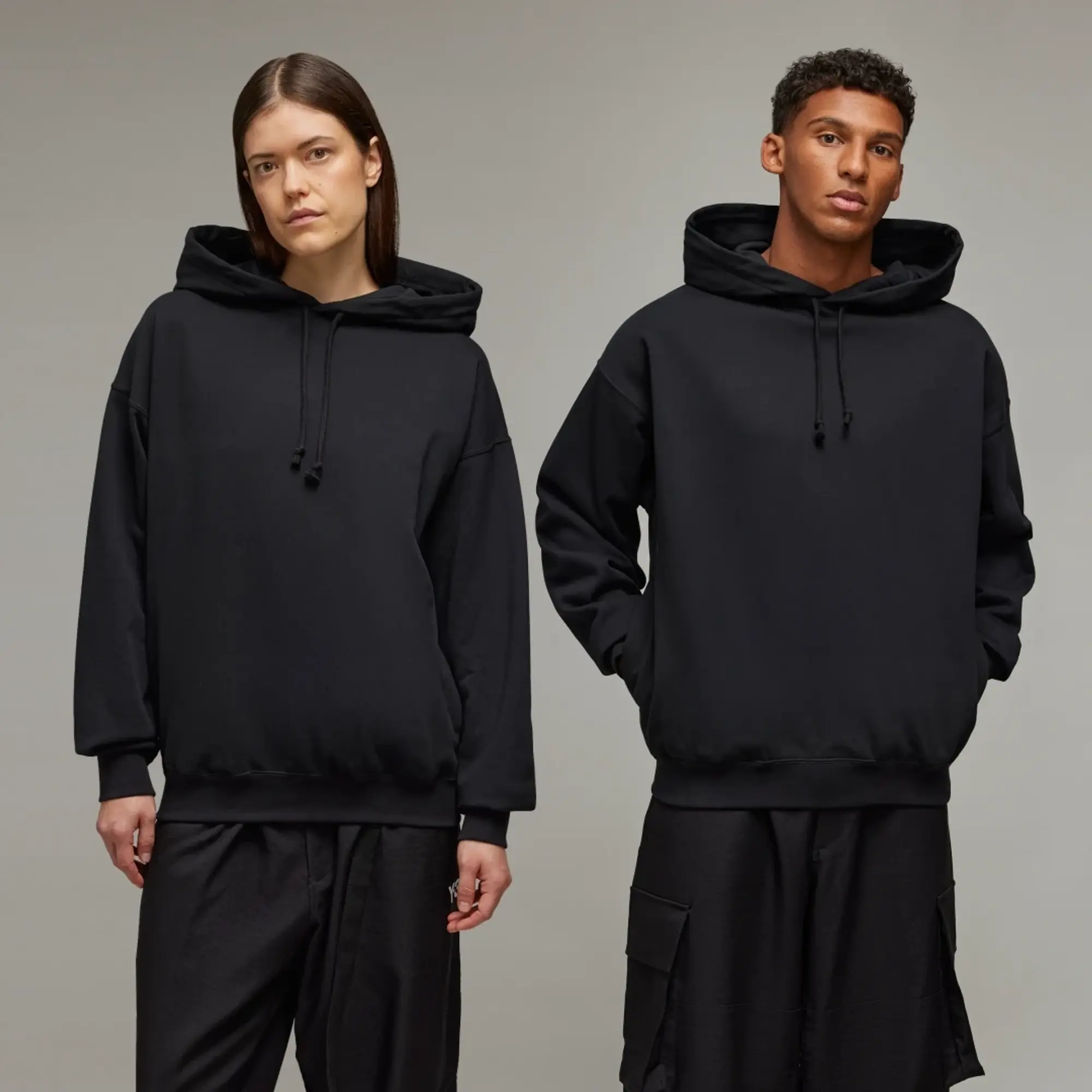 adidas Sweatshirt Y-3 Graphic Hoodie Unisex Black Xs