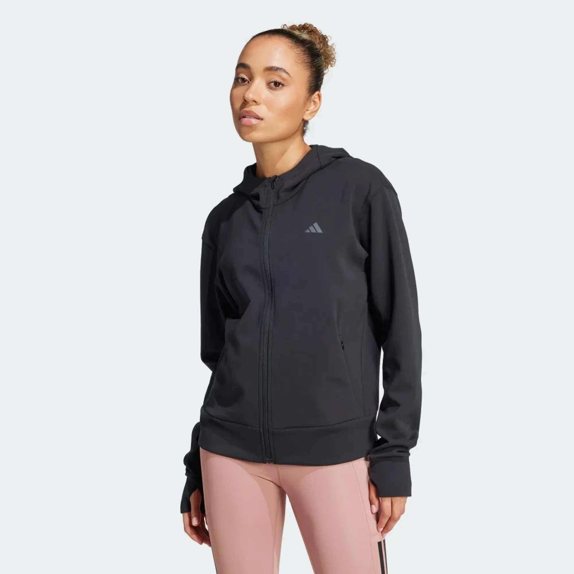 adidas Women Designed 4 Training Full Zip Hooded Sweatshirt