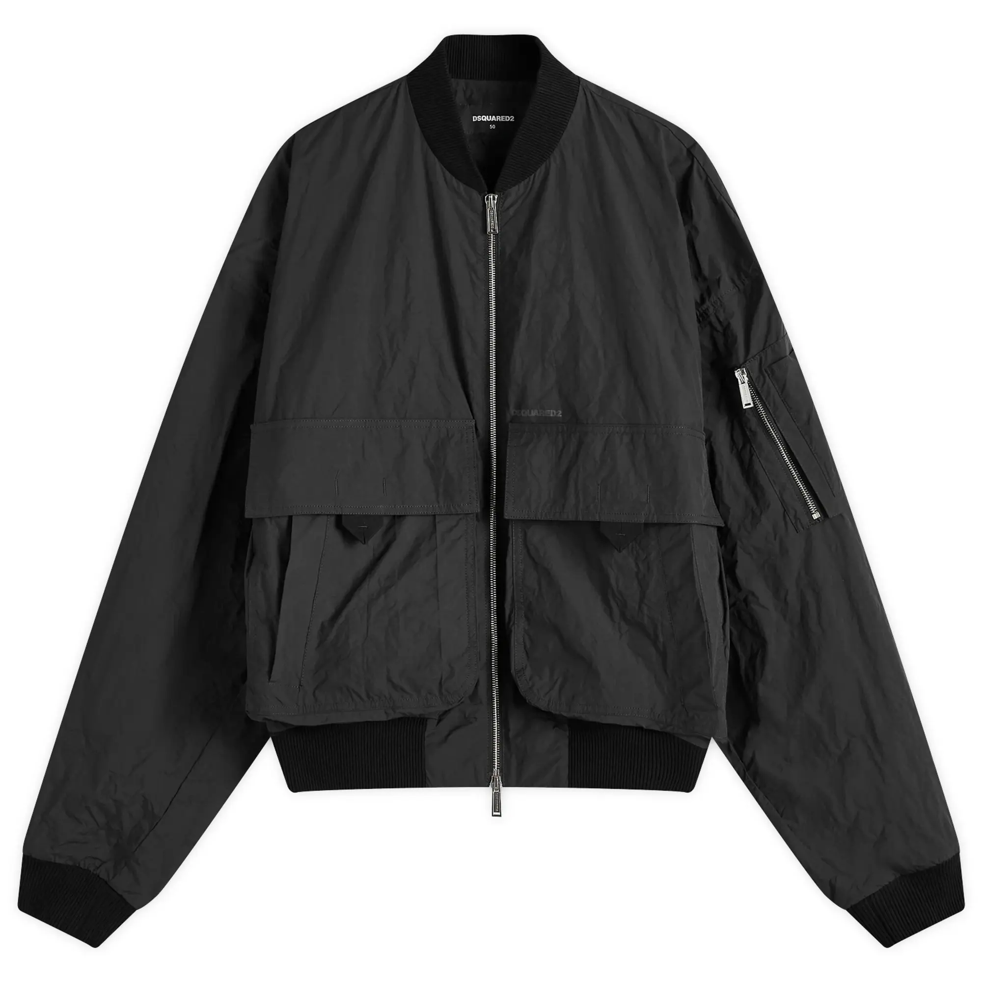 Dsquared2 Men's Superlight 80's Bomber Jacket Black