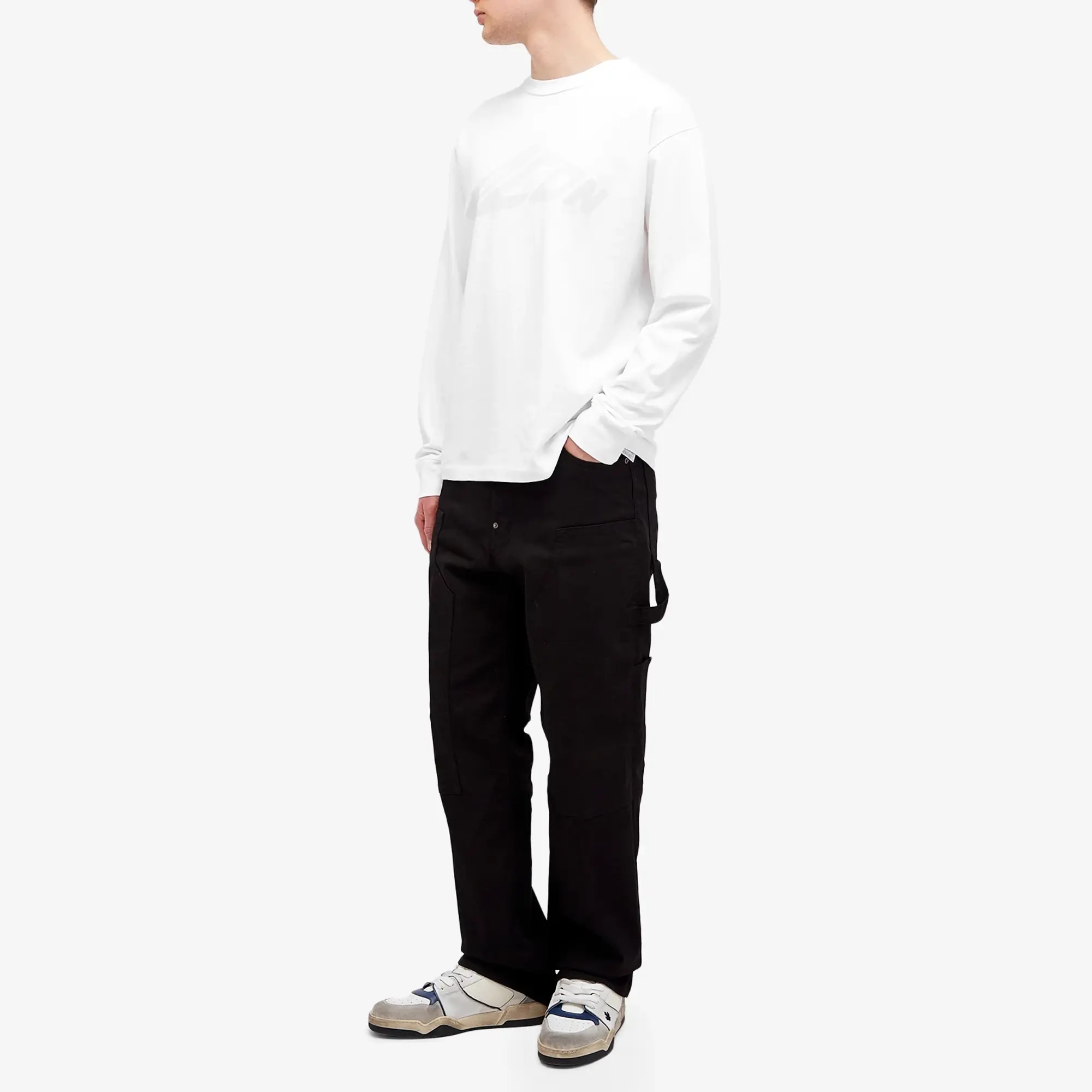 Dsquared2 Men's ICON Loose Fit Long Sleeve T-Shirt White
