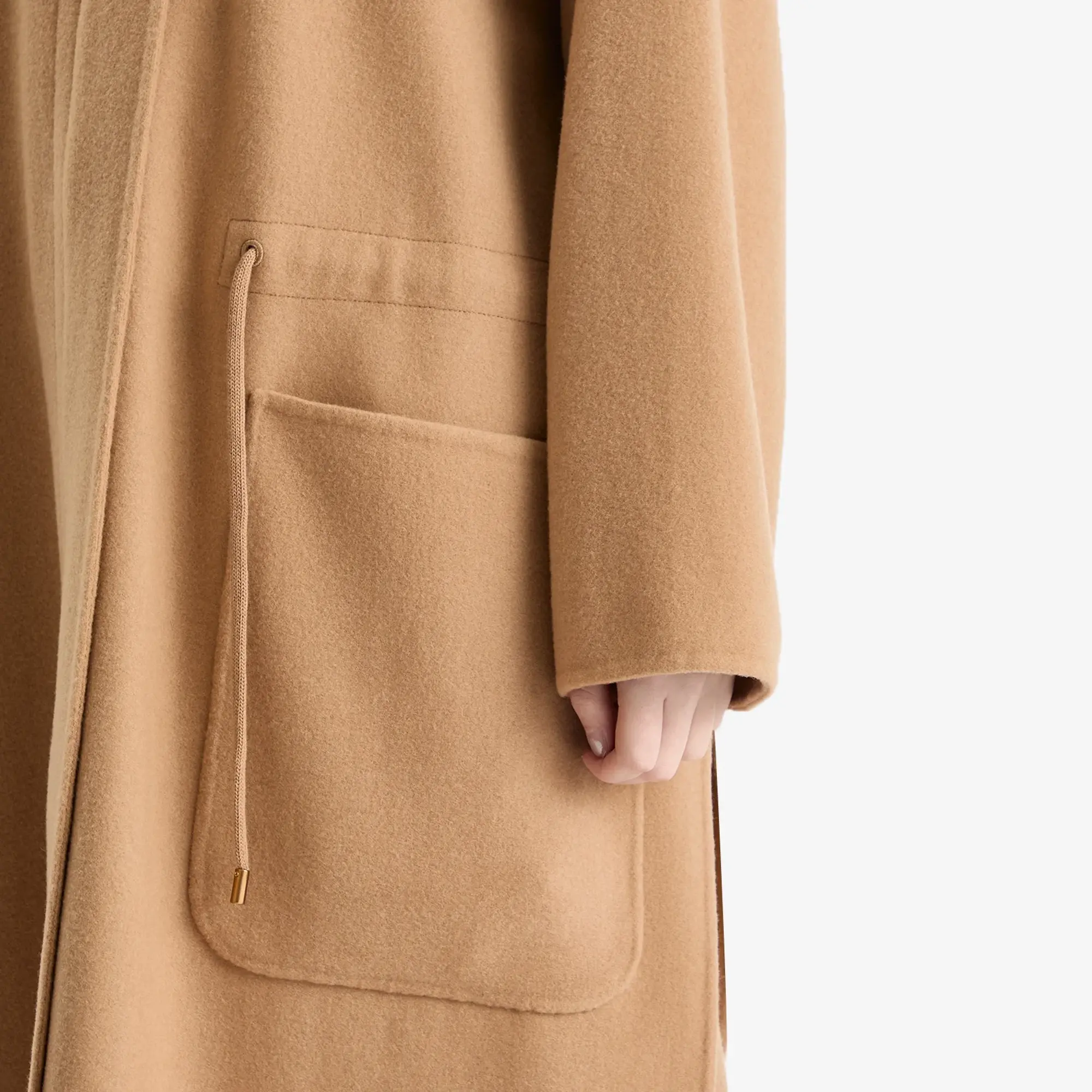 Max Mara Women's Miele Hooded Jacket Camel