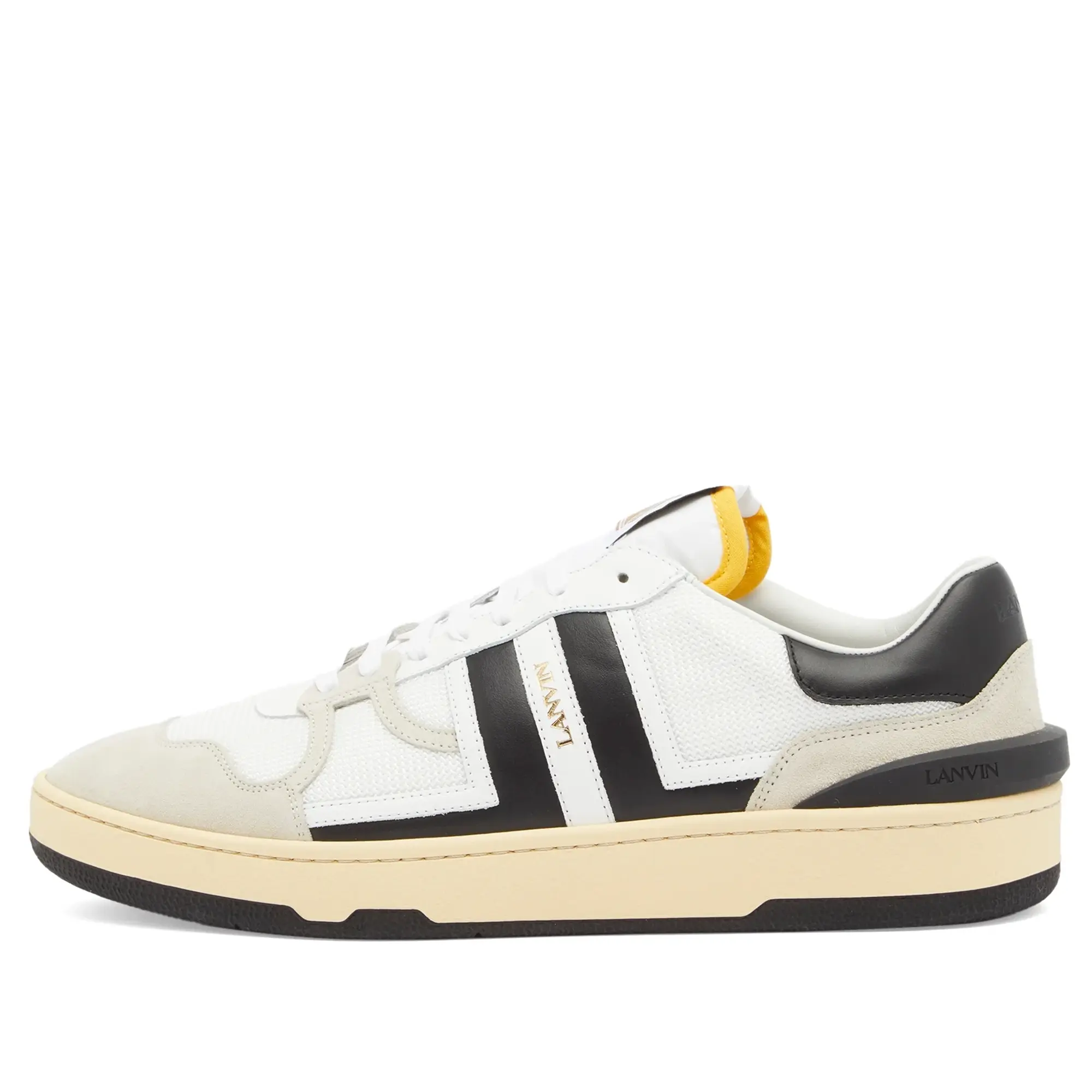 Lanvin Men's Clay Sneaker White/Black
