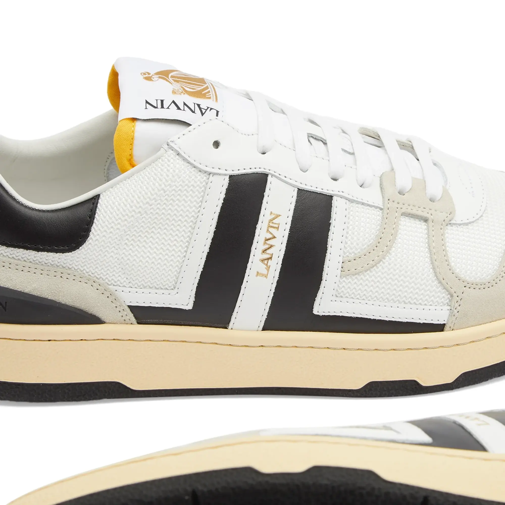 Lanvin Men's Clay Sneaker White/Black