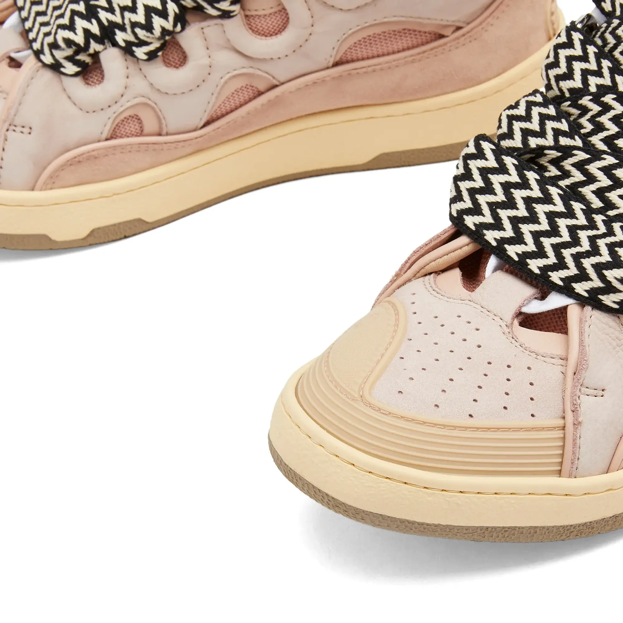 Lanvin Men's Curb Sneaker Pale Pink
