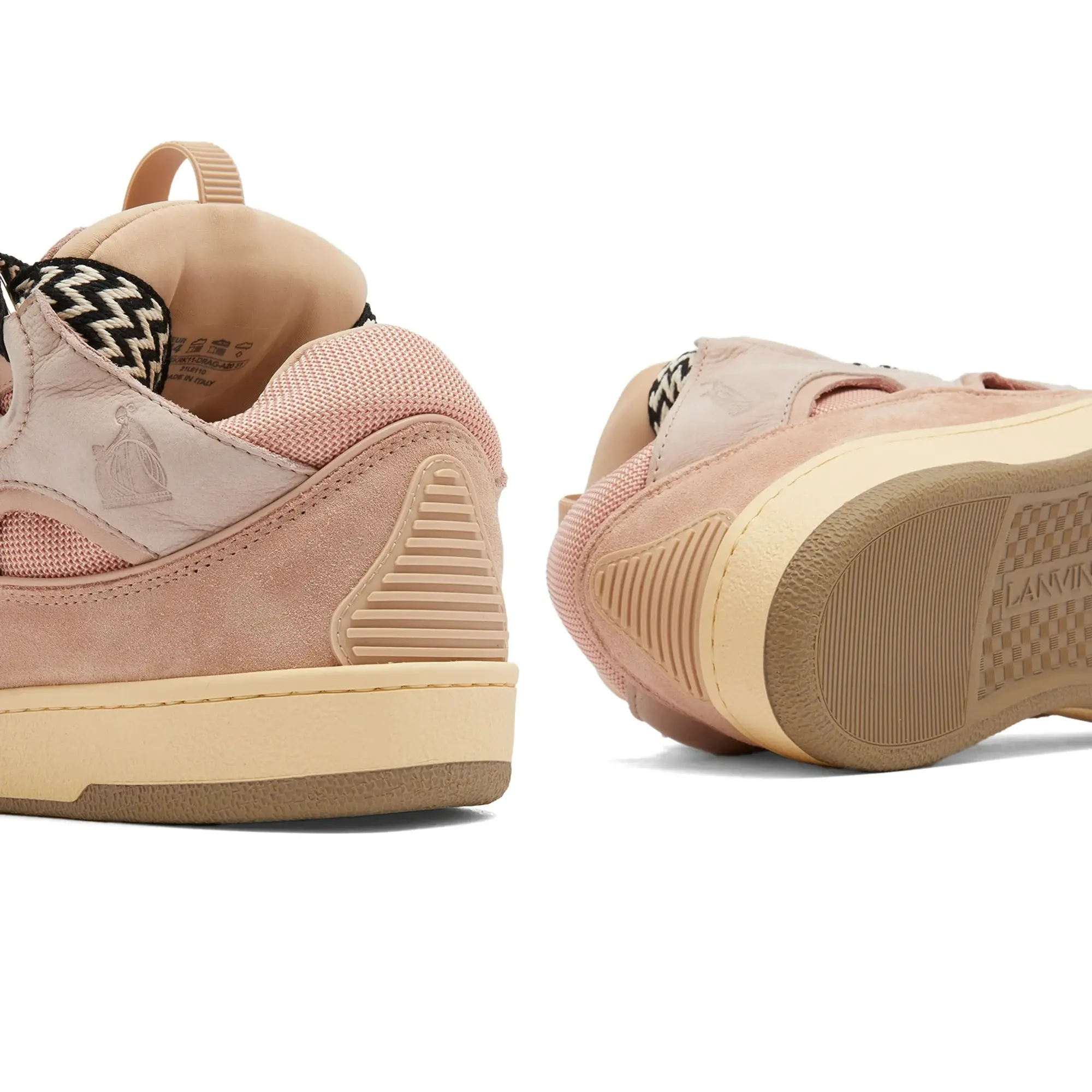 Lanvin Men's Curb Sneaker Pale Pink
