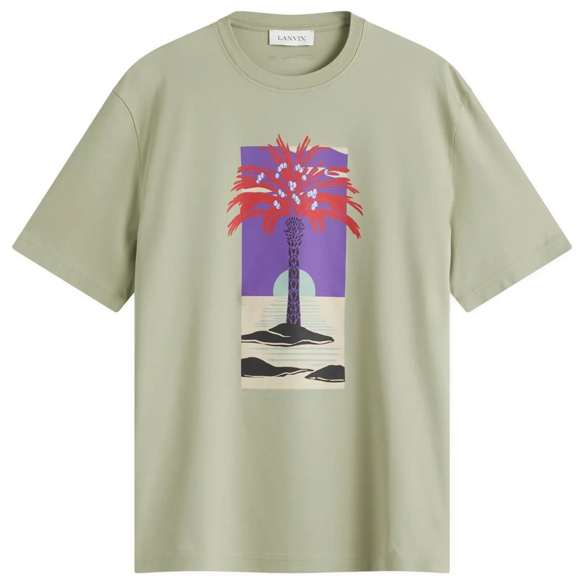 Lanvin Men's Printed T-Shirt Lin