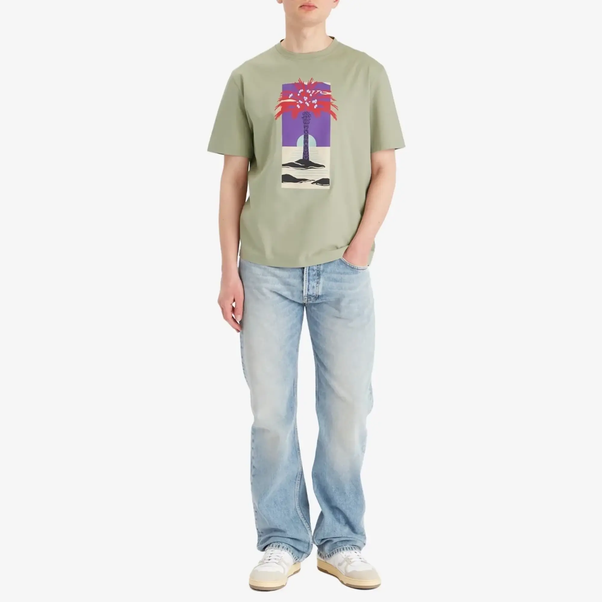 Lanvin Men's Printed T-Shirt Lin